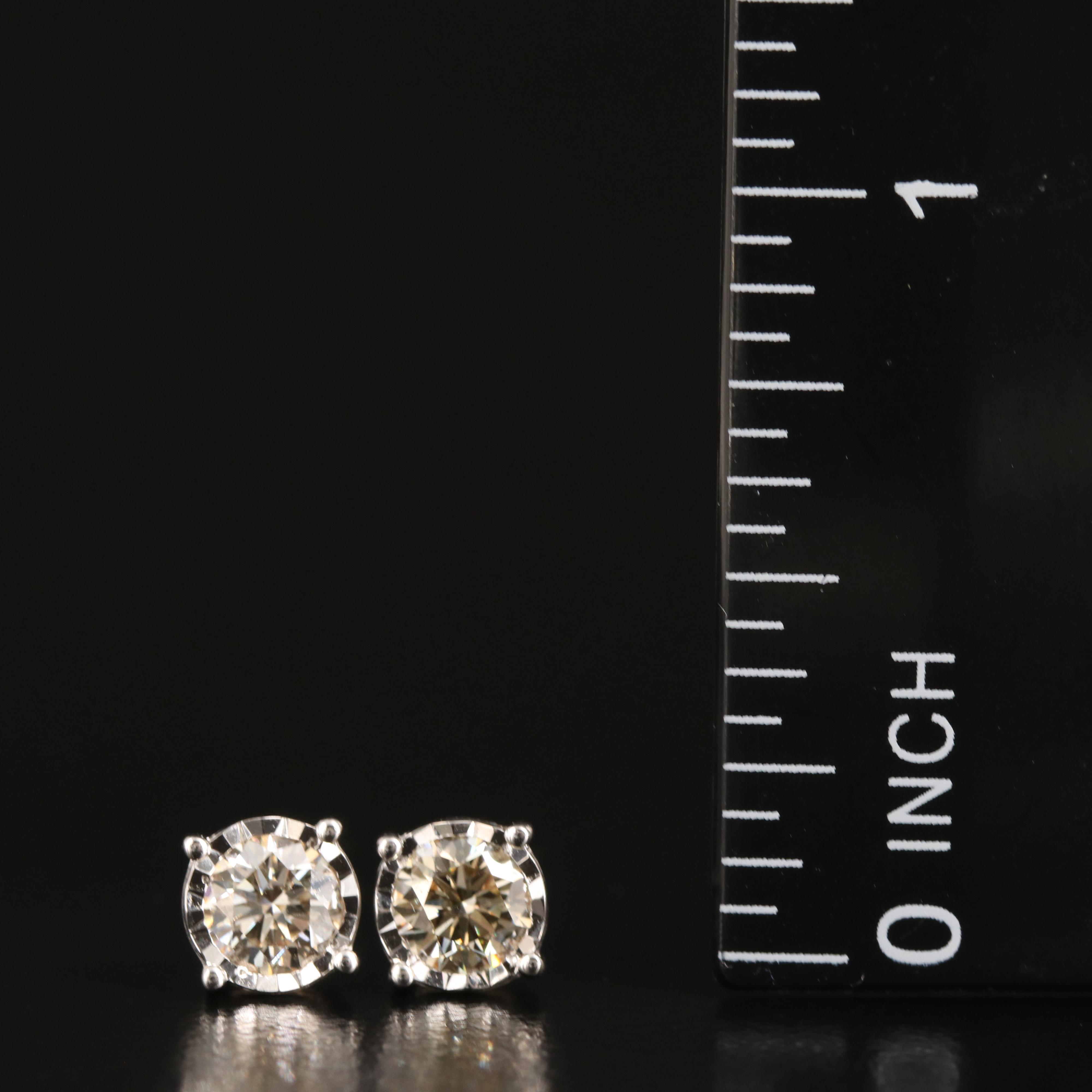 14K 0.77 CTW Lab Grown Diamond Stud Earrings