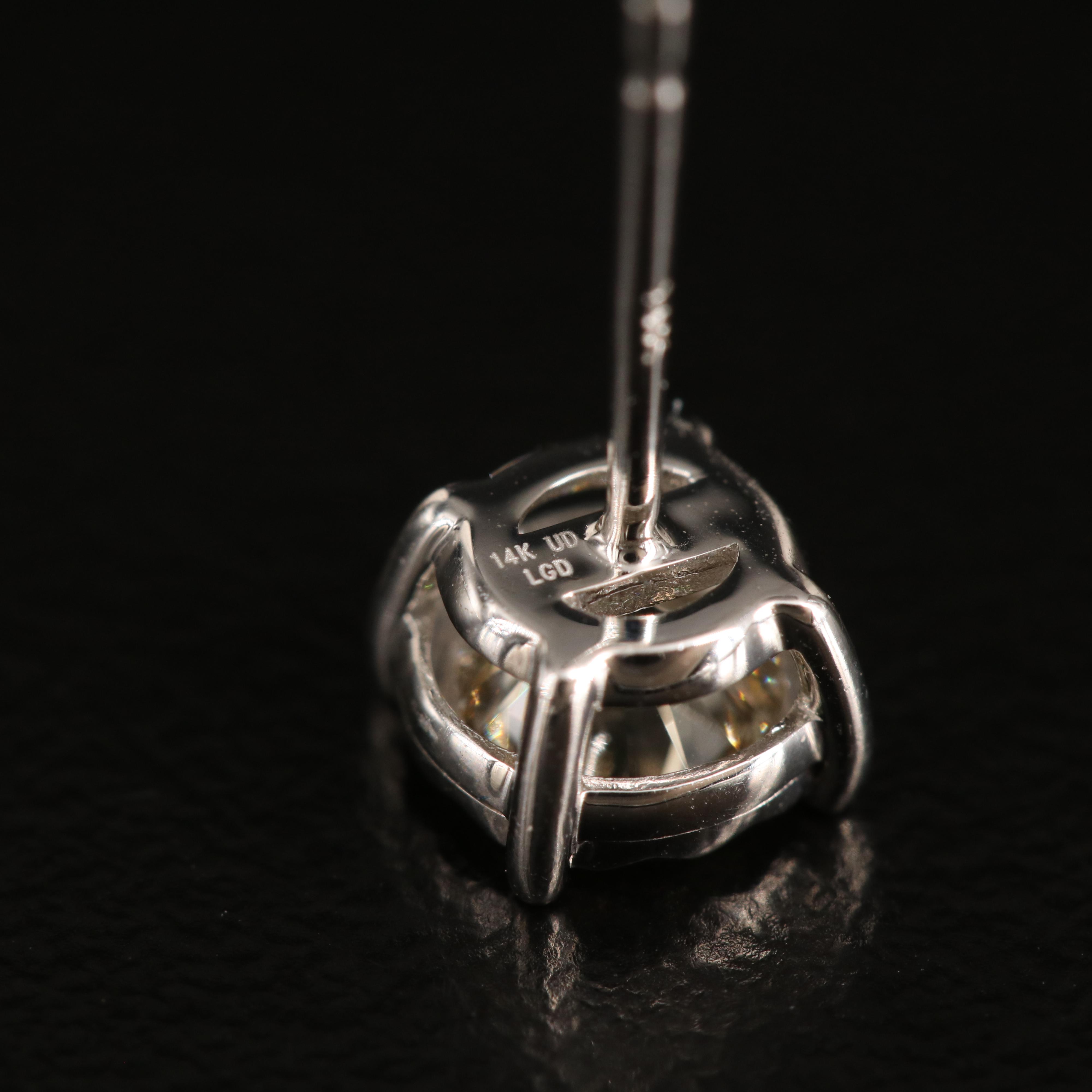 14K 0.77 CTW Lab Grown Diamond Stud Earrings