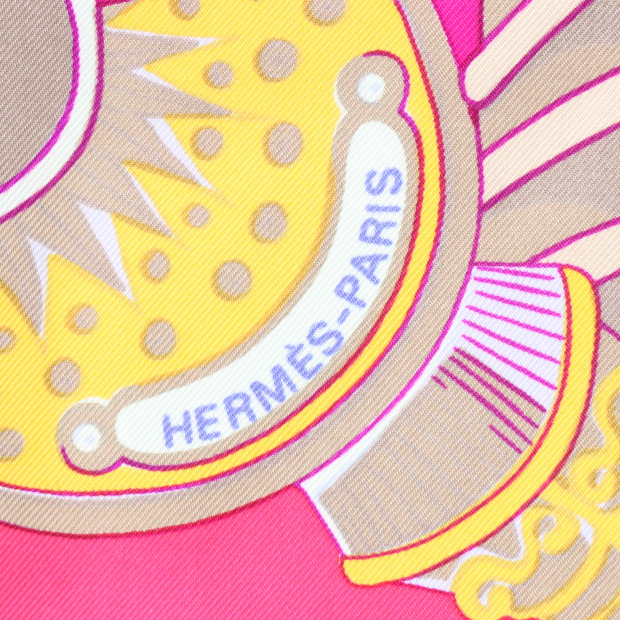 Hermès "Etendards et Bannieres" Scarf 90 in Silk Twill