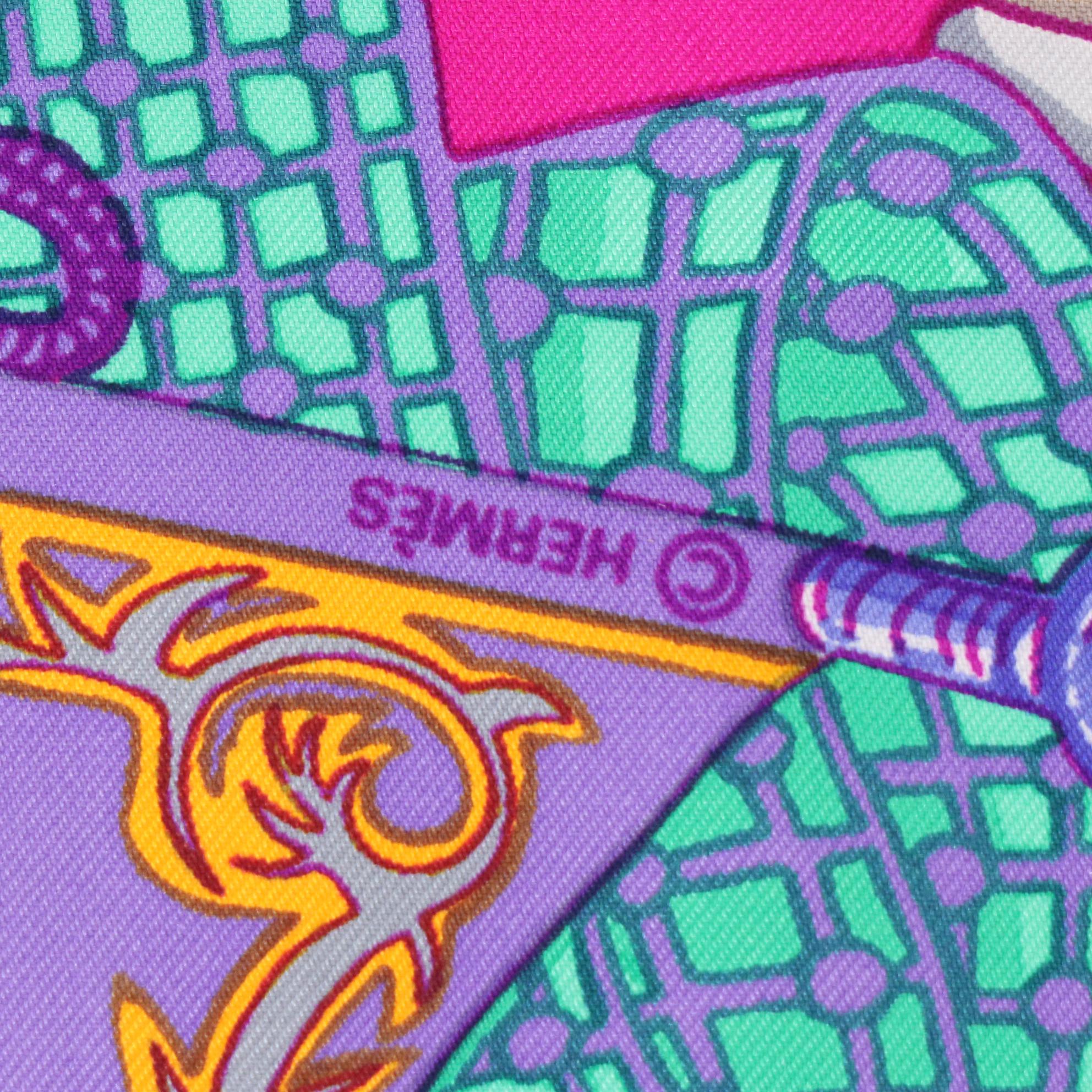 Hermès "Etendards et Bannieres" Scarf 90 in Silk Twill