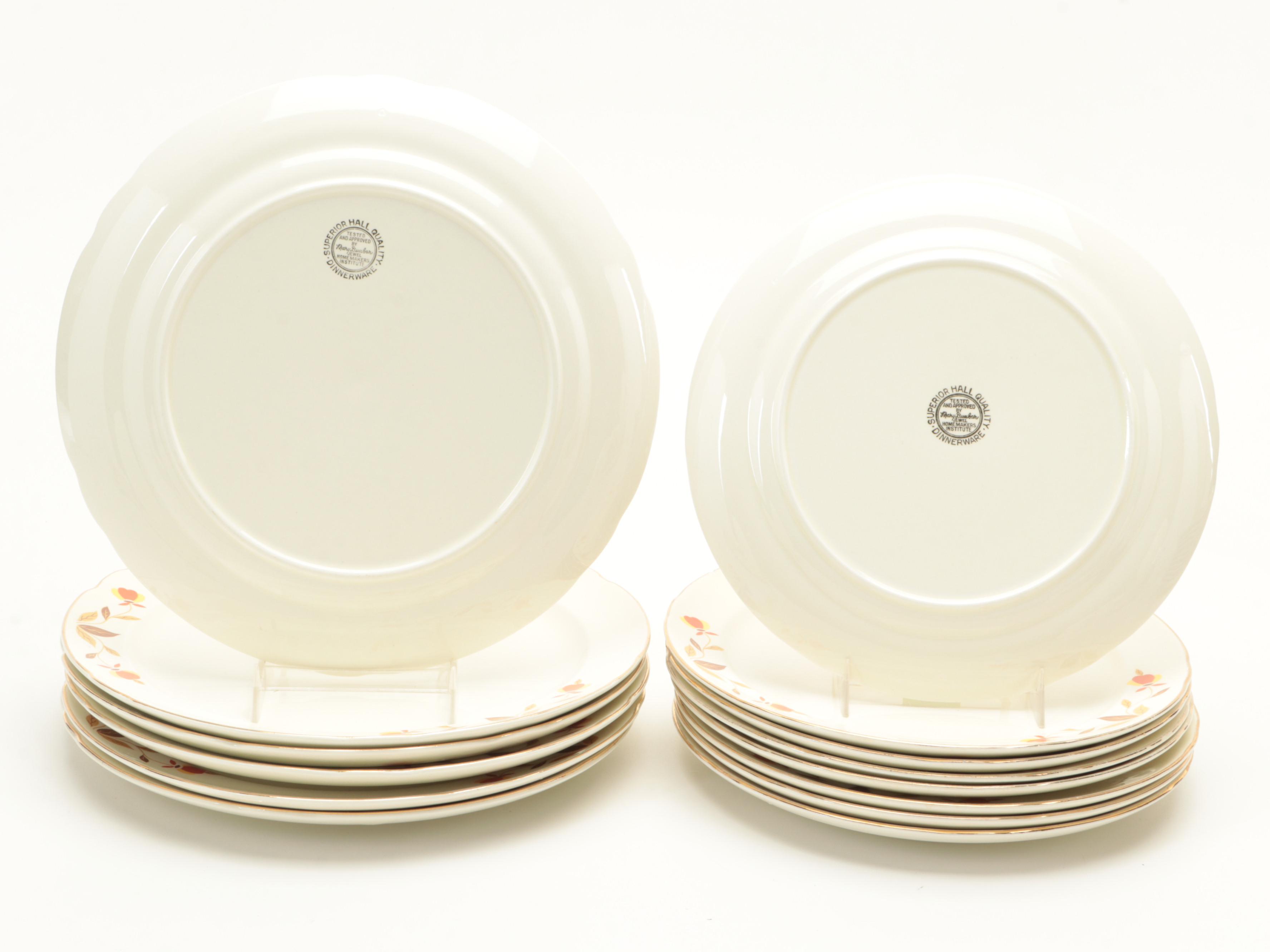 Hall China "Autumn Leaf" Ceramic Dinnerware