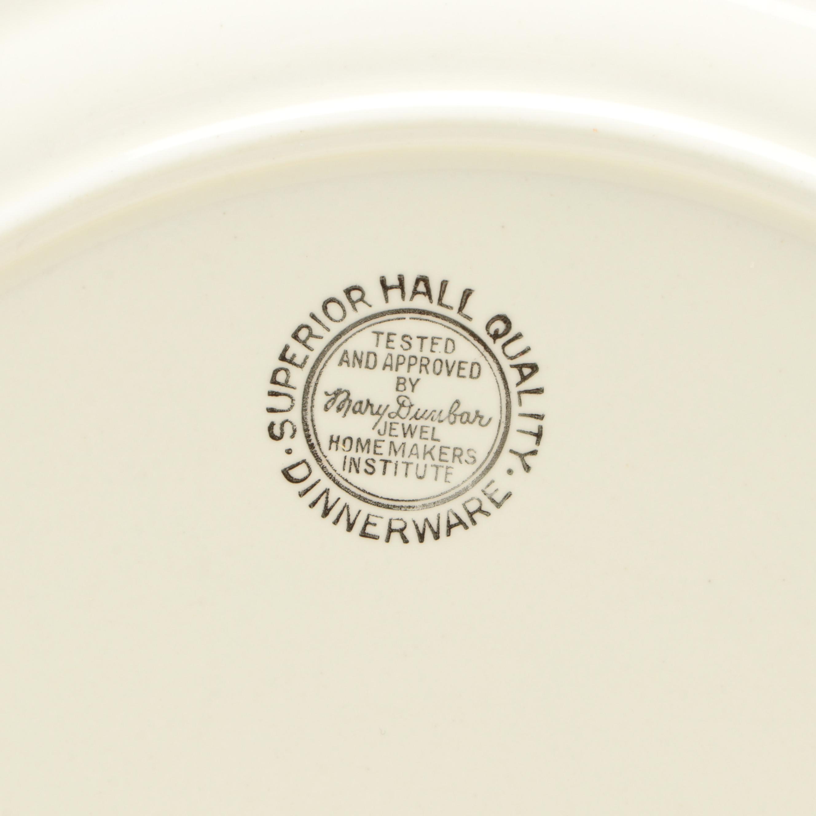 Hall China "Autumn Leaf" Ceramic Dinnerware