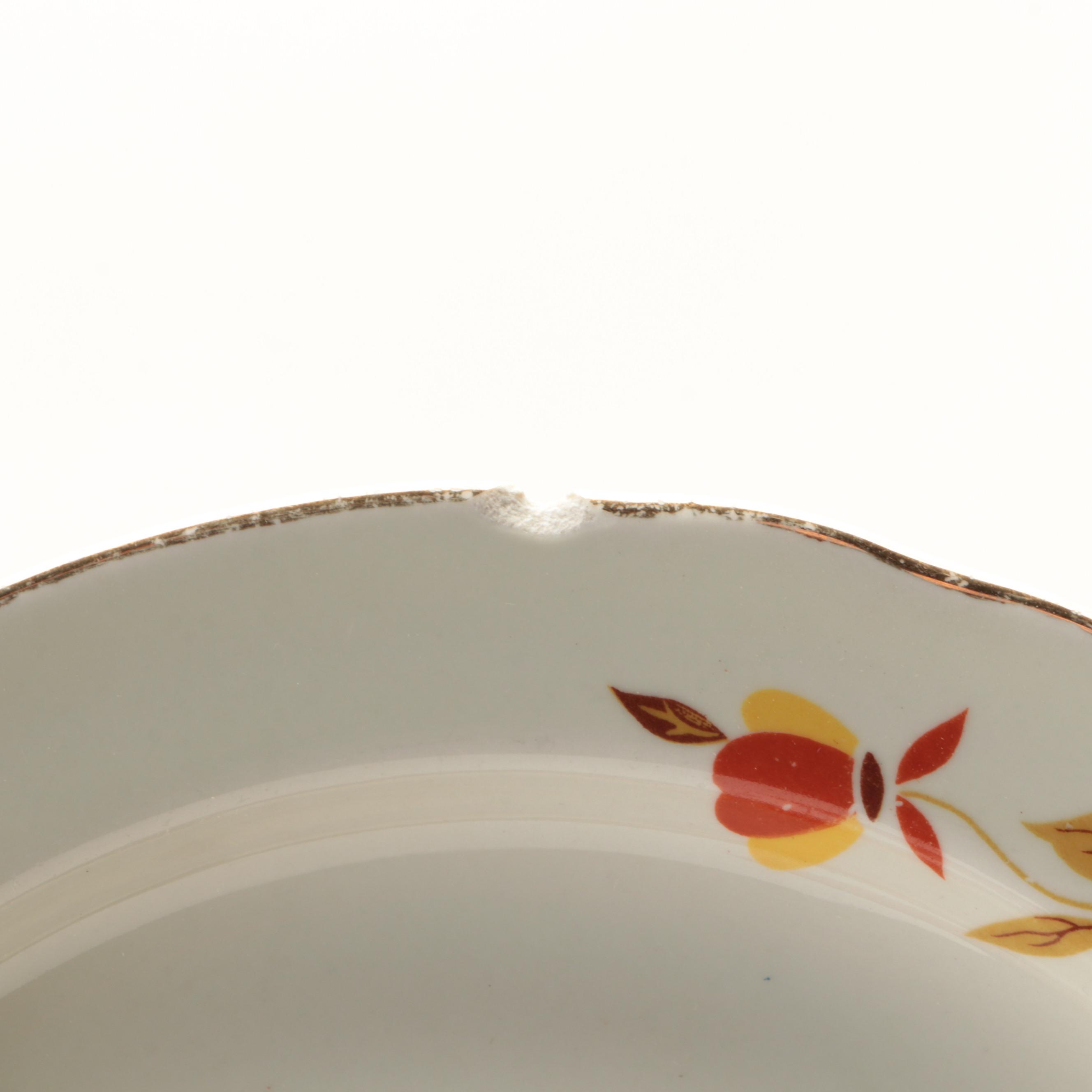 Hall China "Autumn Leaf" Ceramic Dinnerware