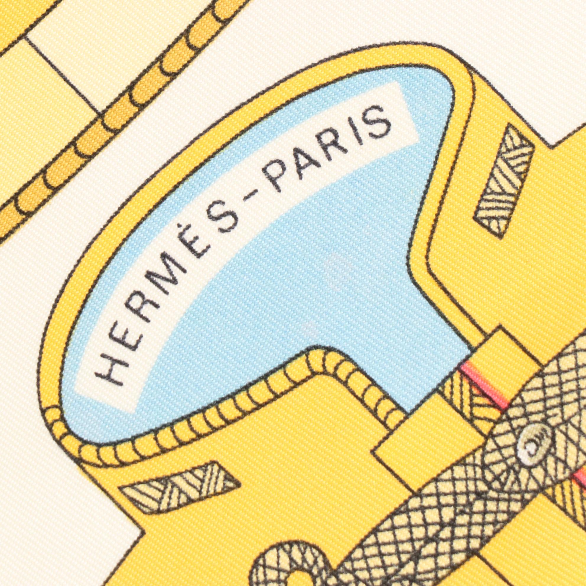 Hermès "Circus" Scarf 90 in Silk Twill