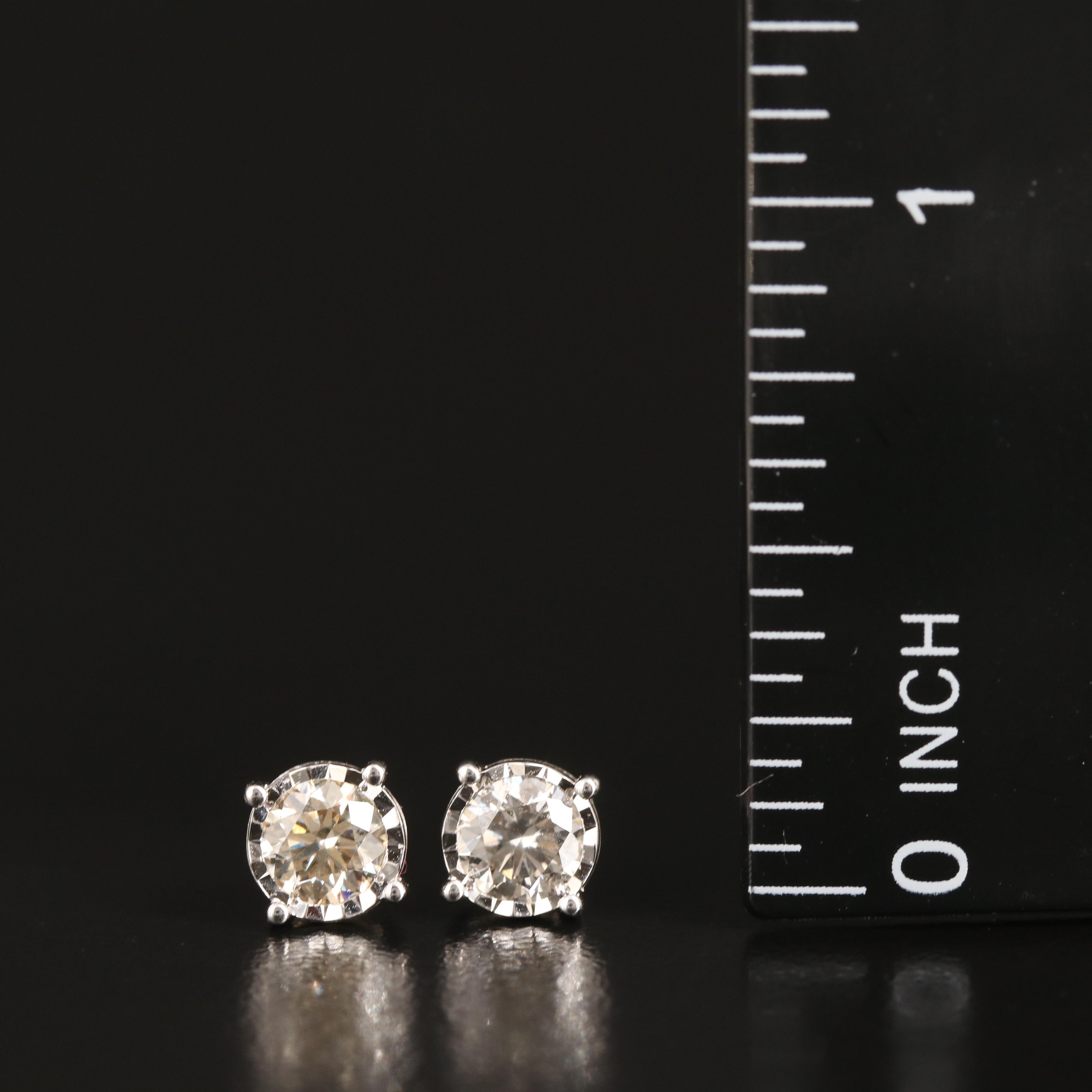 14K 0.73 CTW Lab Grown Diamond Stud Earrings