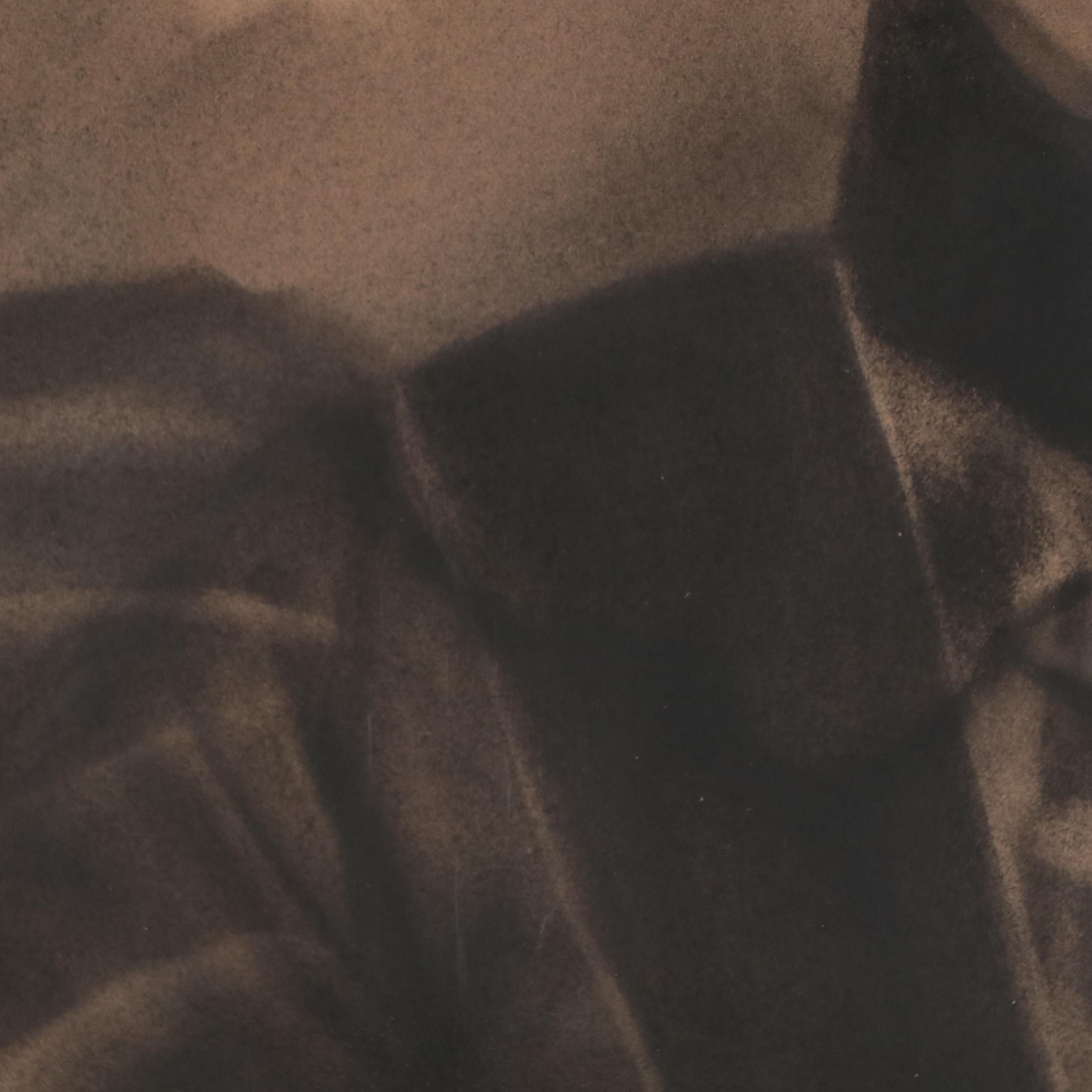 Crayon Portrait of Young Woman, 19th Century