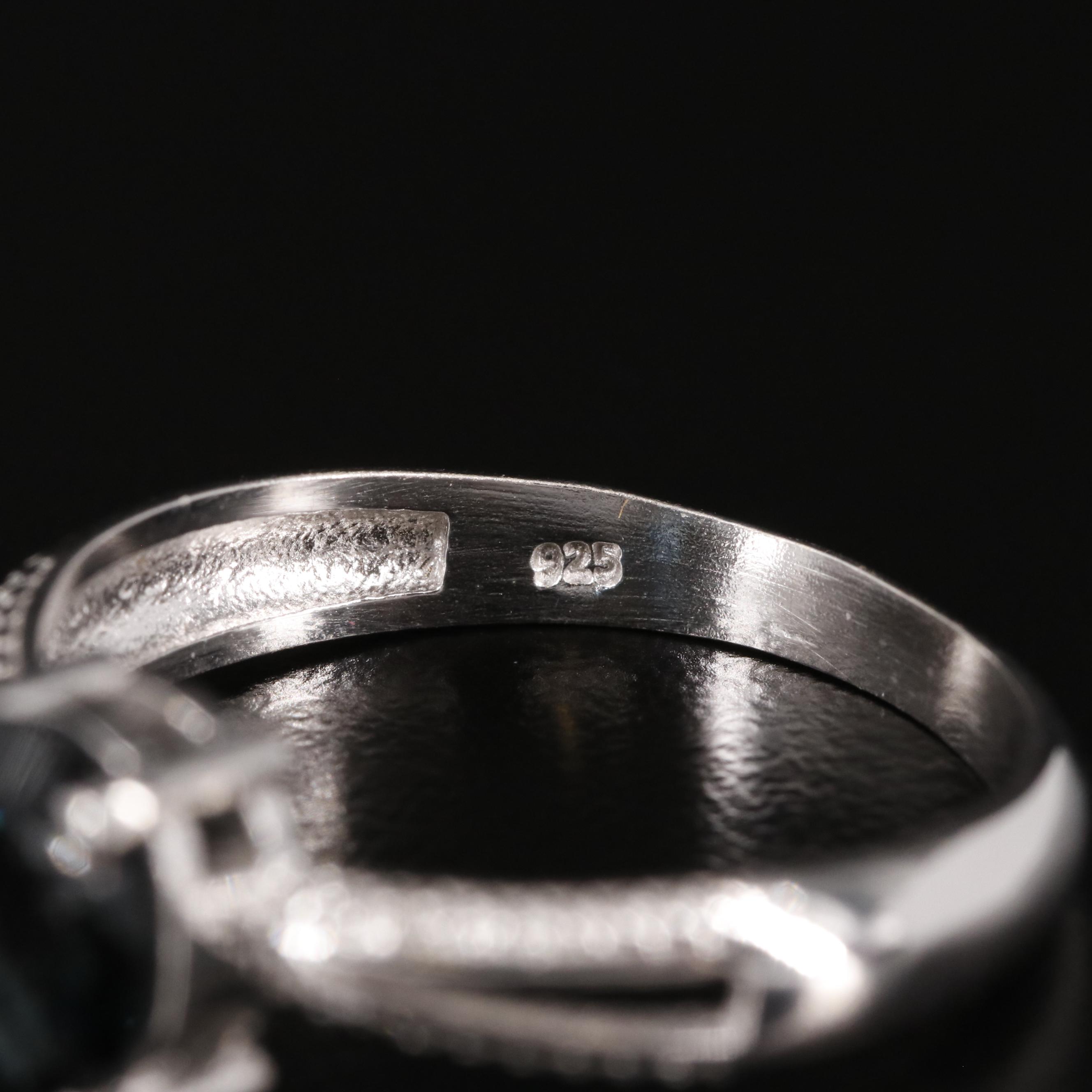 Sterling Spinel Ring