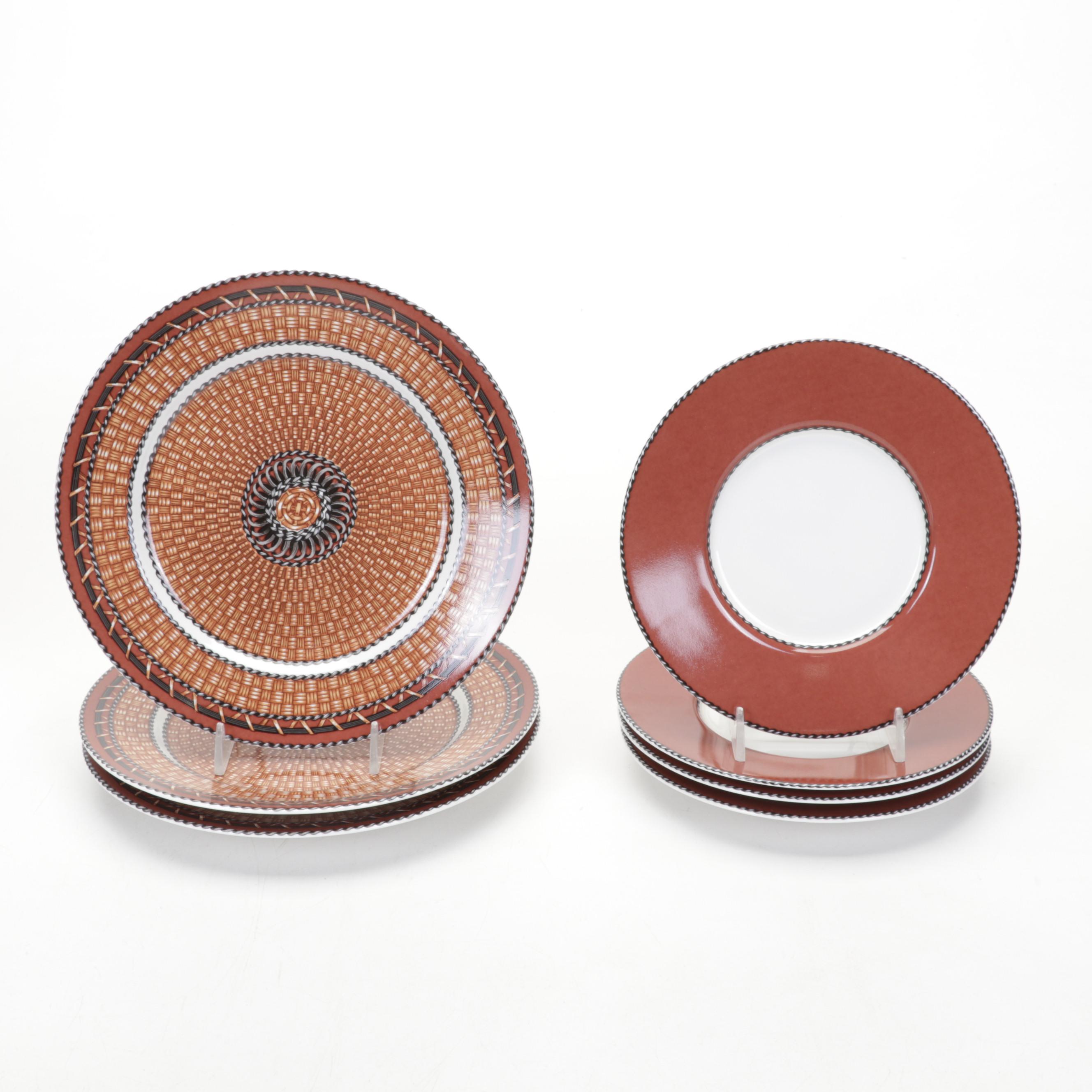 Sasaki "Nantucket" Dinnerware with Yki Nummi for Sanka Acrylic Cake Saver