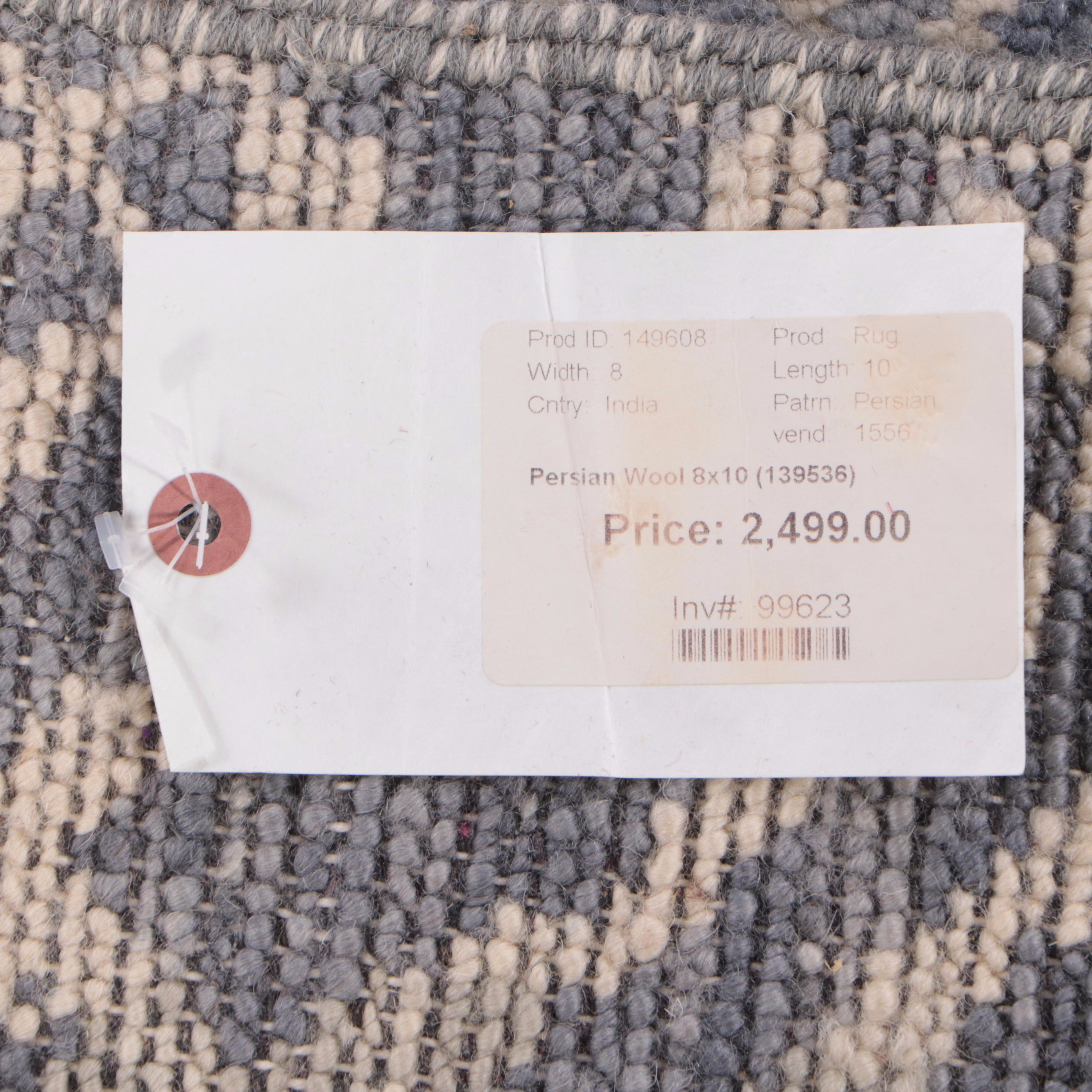 7'8 x 9'7 Hand-Knotted The Rug Gallery Indian Area Rug