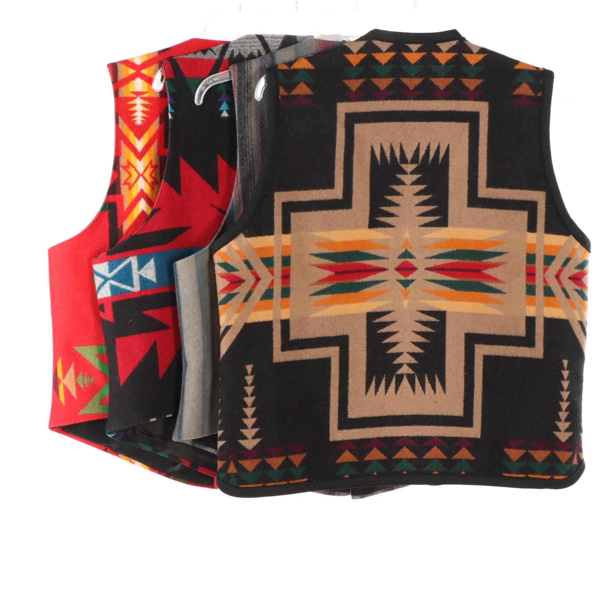 Men's Pendleton Blanket Vests