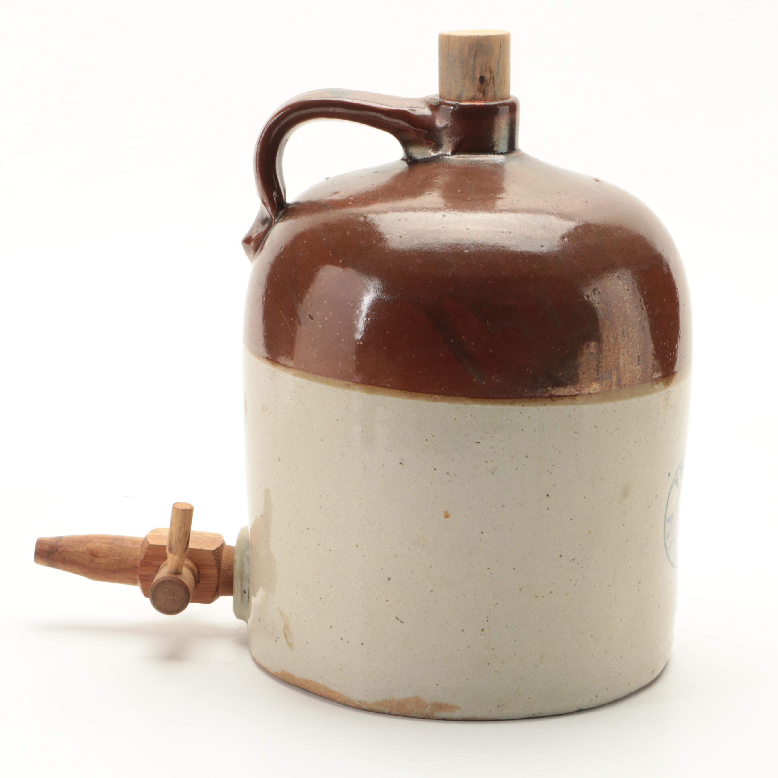 The Western Pottery Co. Two Tone Stoneware Jug, Early to Mid-20th Century