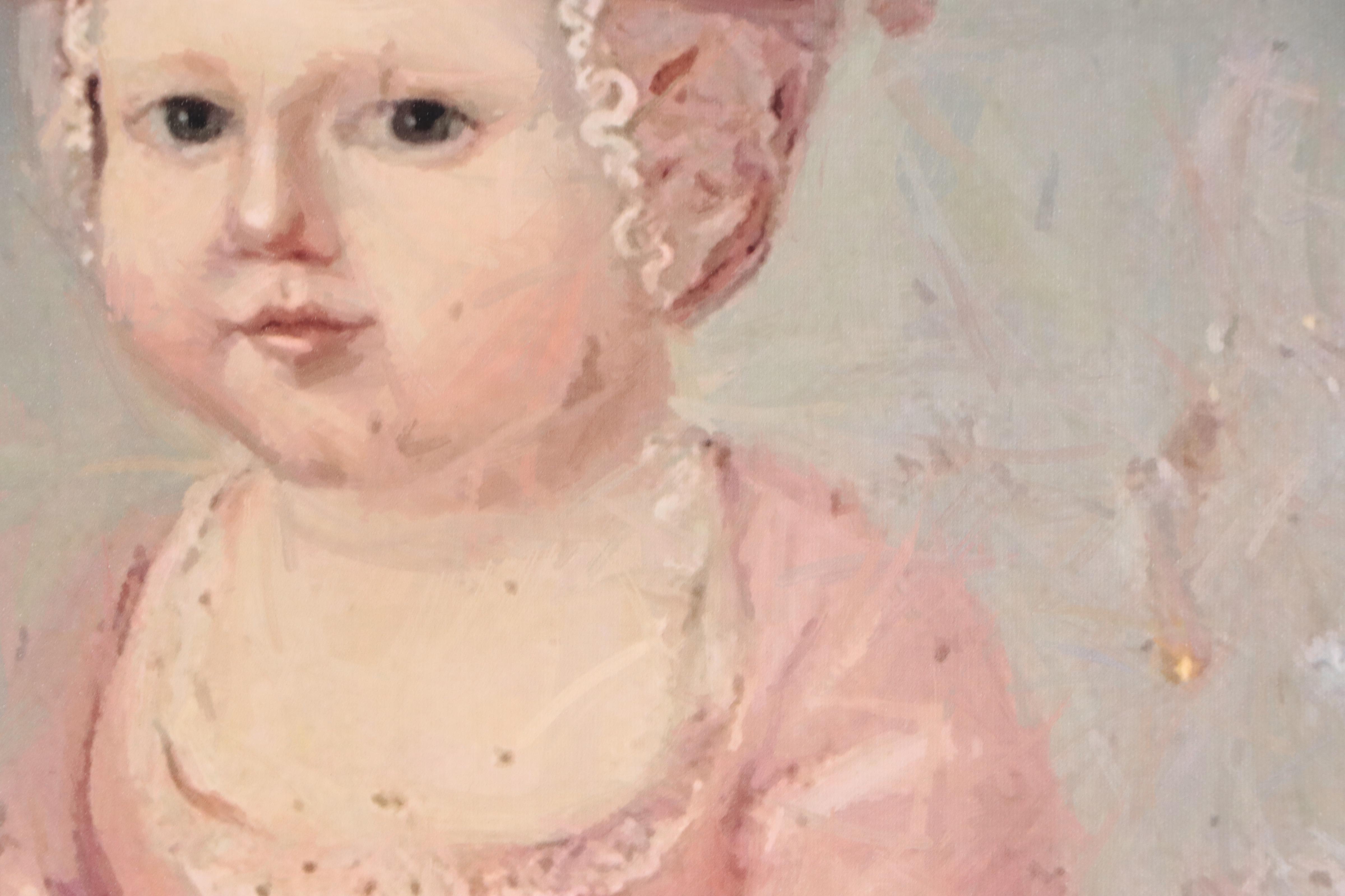 Giclée of Baby in Cap and Gown