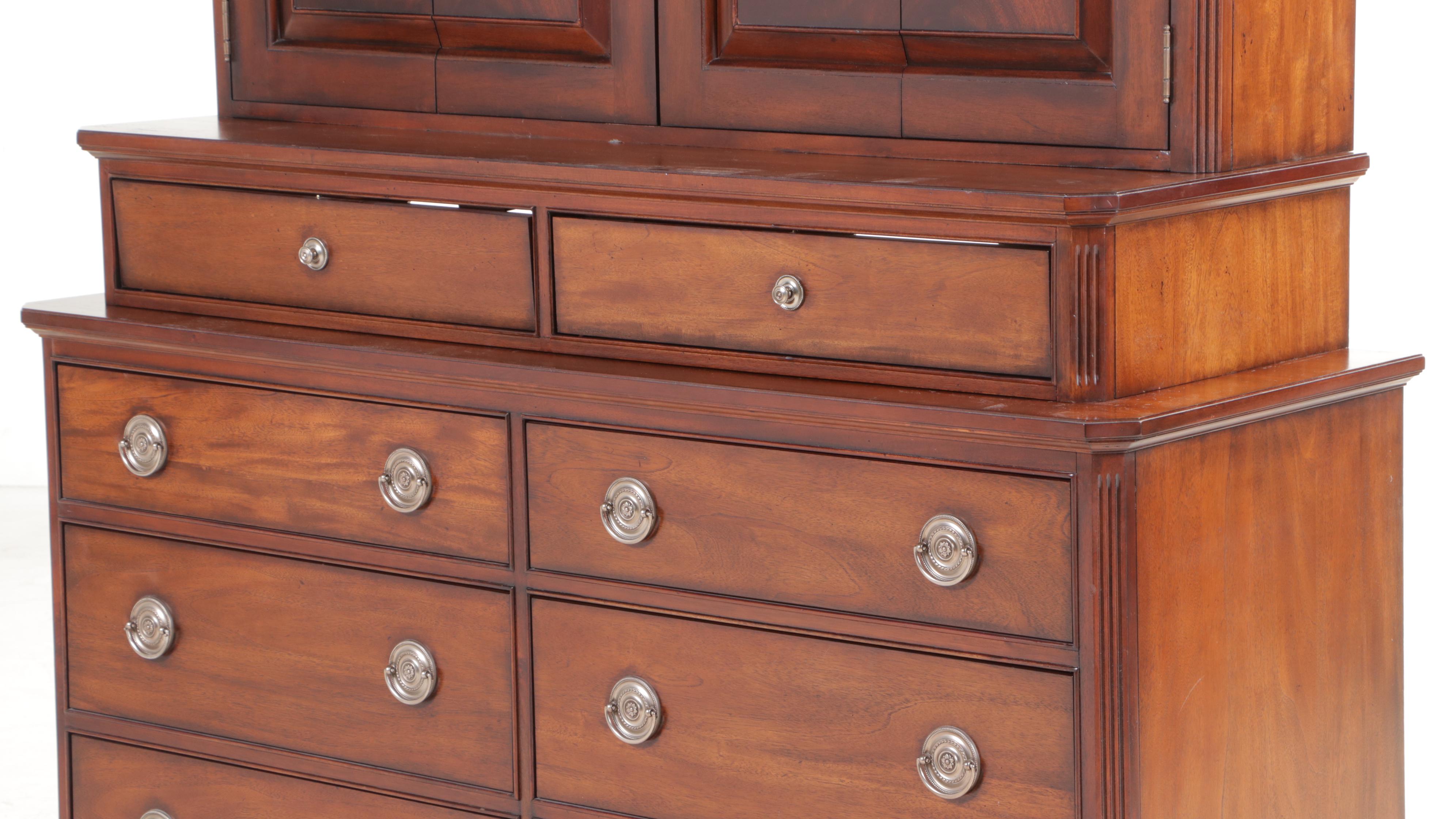 Ethan Allen "Kent" Mahogany Media Dresser