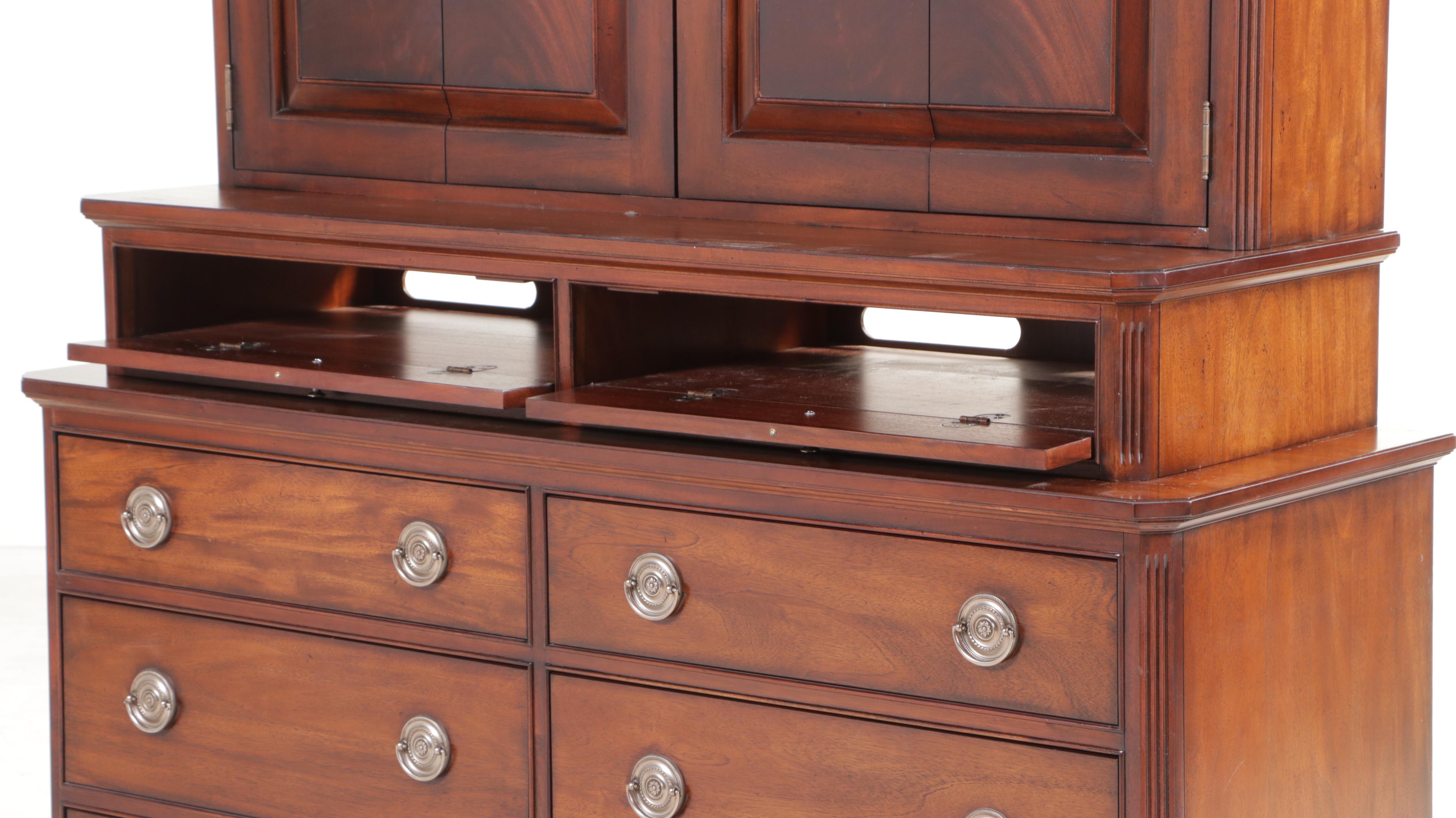 Ethan Allen "Kent" Mahogany Media Dresser