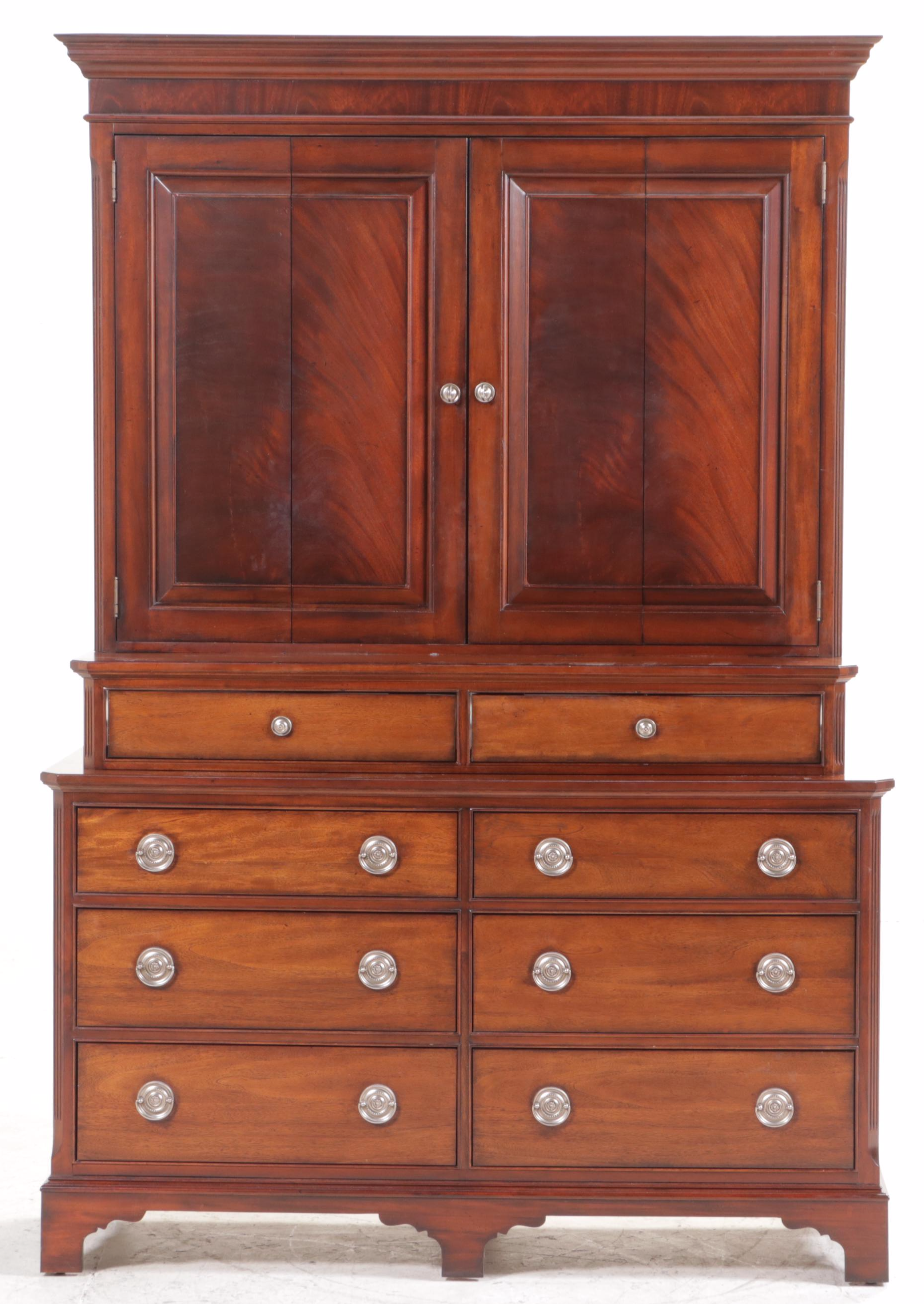 Ethan Allen "Kent" Mahogany Media Dresser