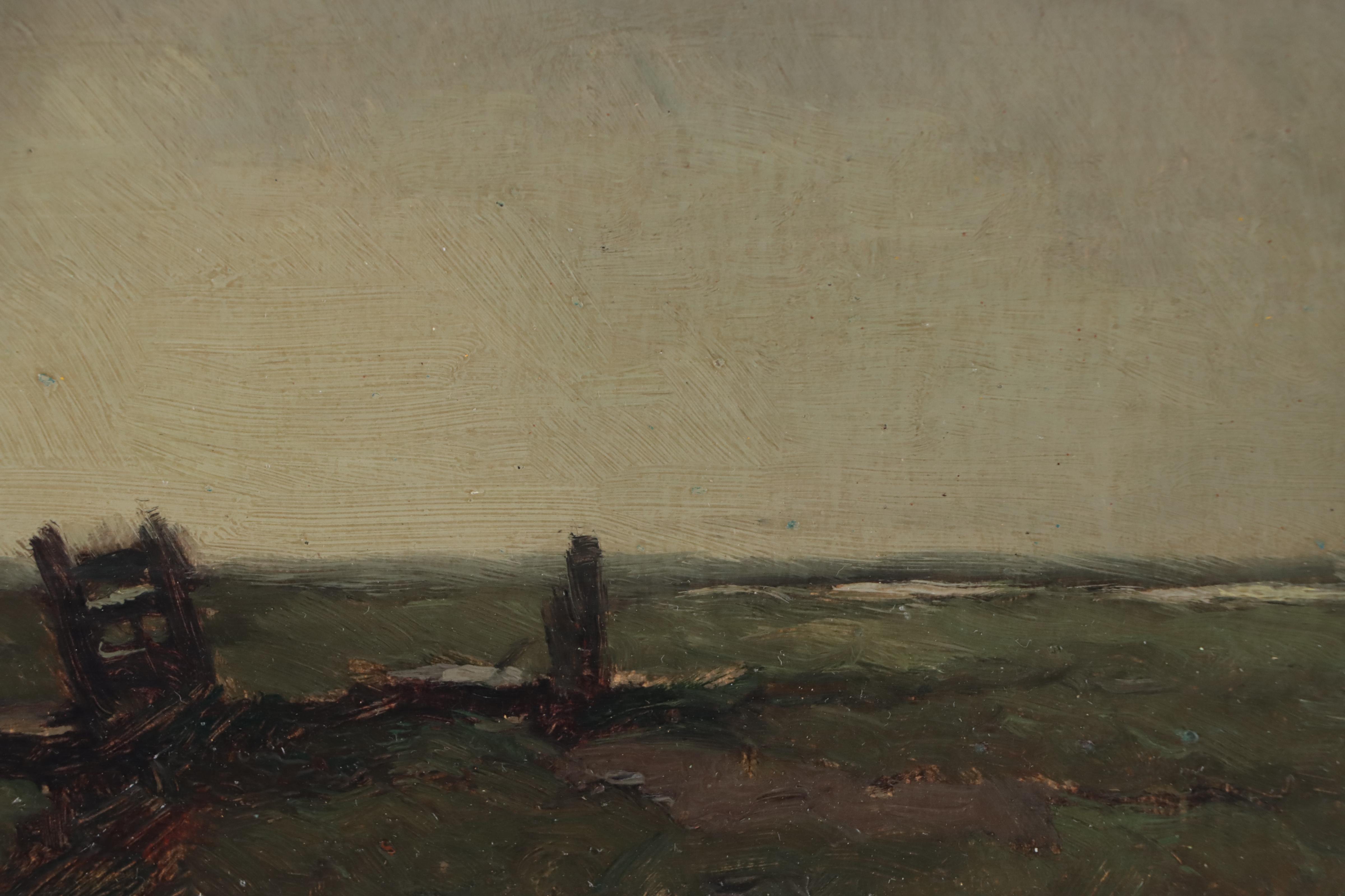 Aris Knikker Tonalist Landscape Oil Painting