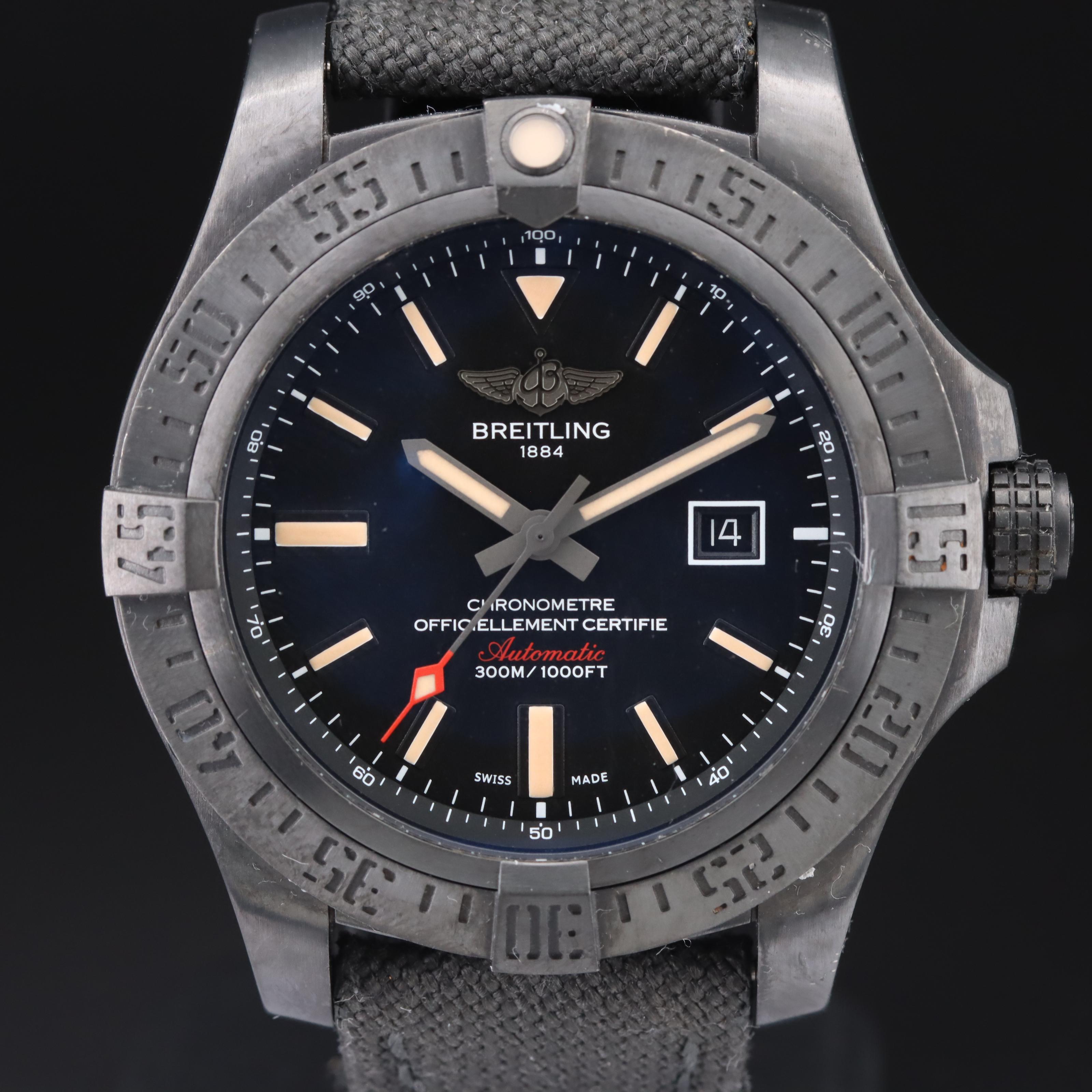 Breitling Avenger Blackbird Titanium Watch