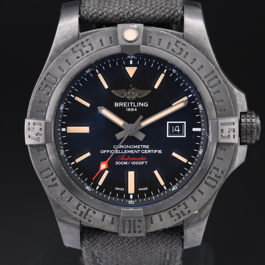 Breitling Avenger Blackbird Titanium Wristwatch