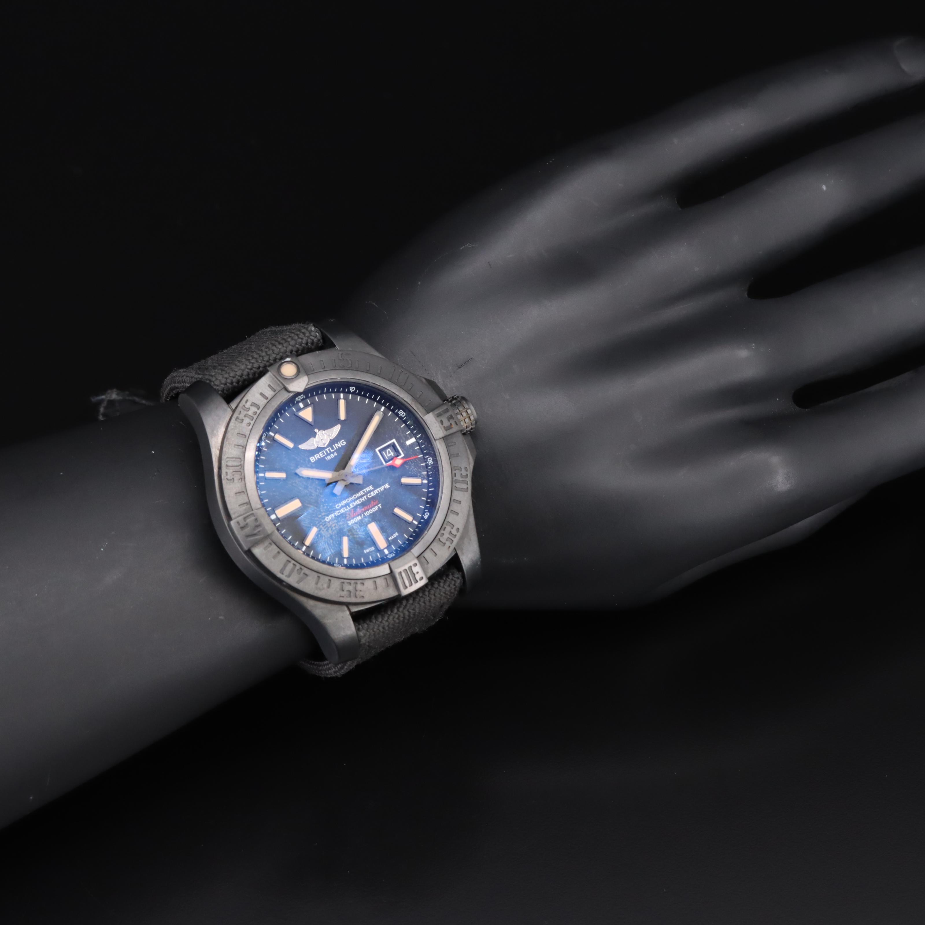 Breitling Avenger Blackbird Titanium Watch