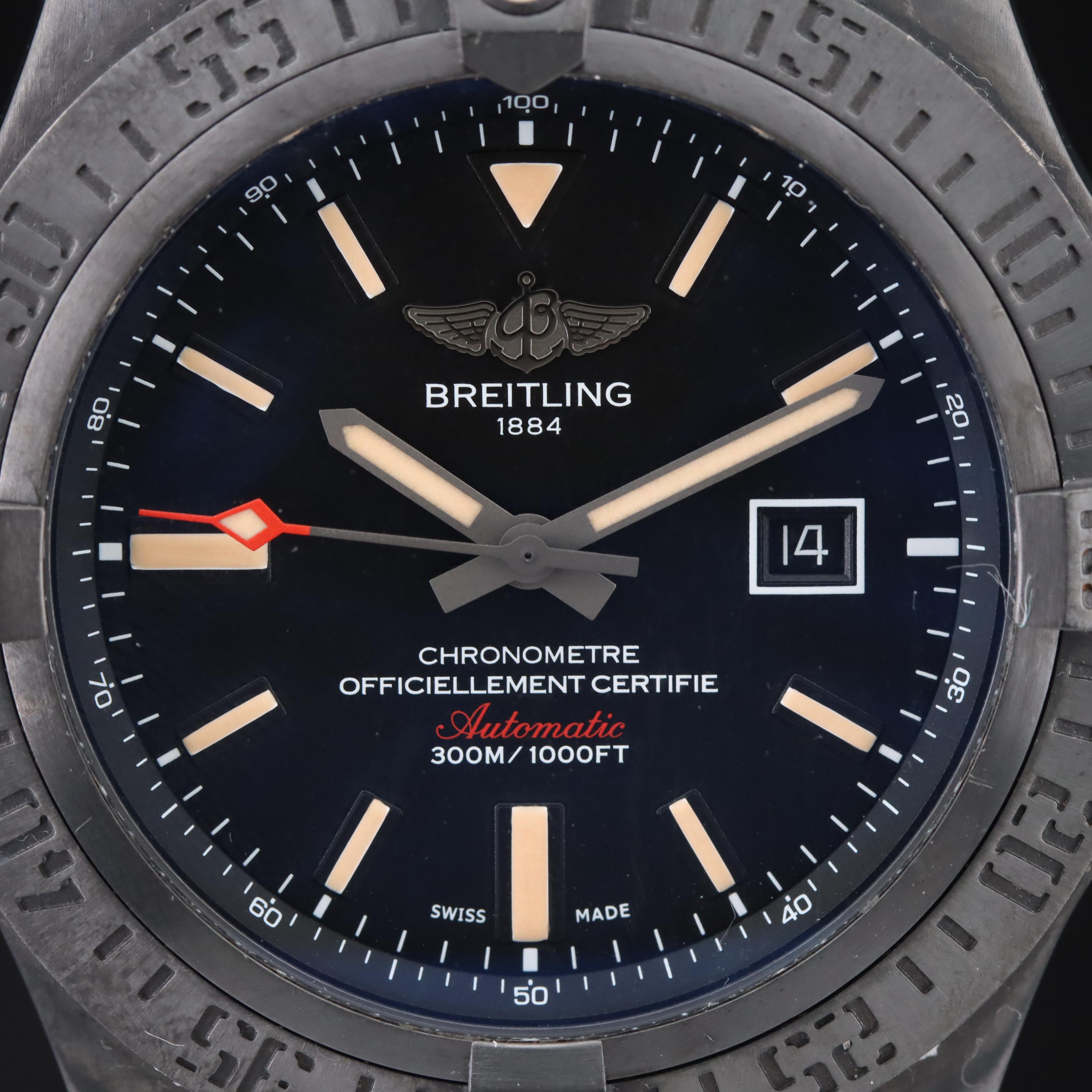 Breitling Avenger Blackbird Titanium Watch