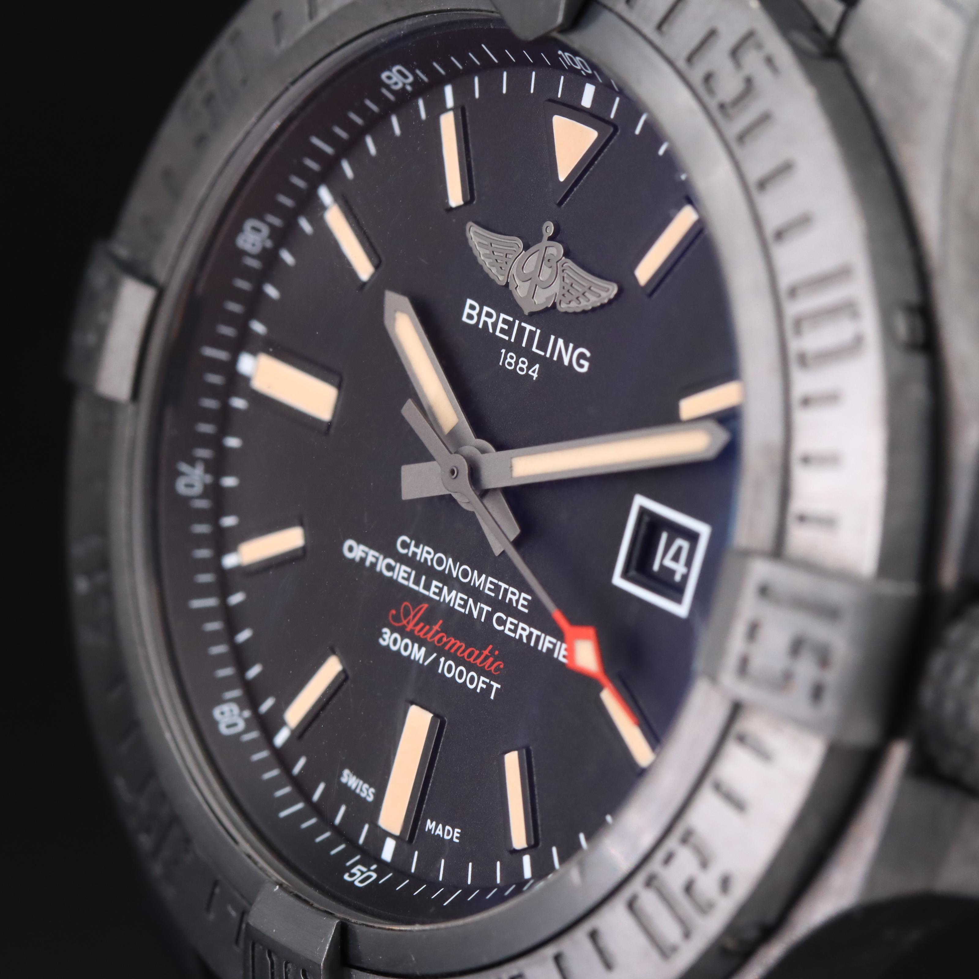 Breitling Avenger Blackbird Titanium Watch