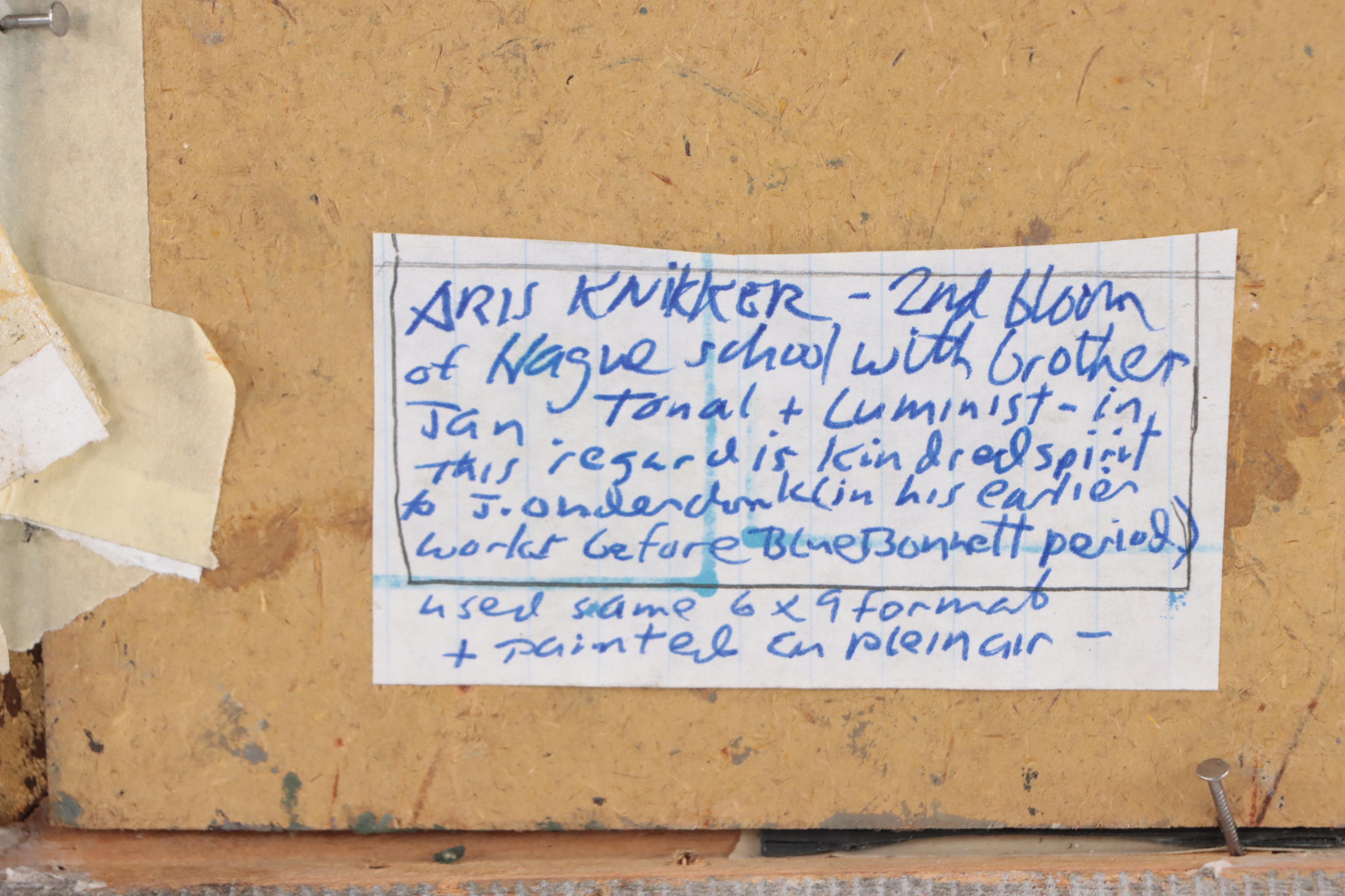 Aris Knikker Tonalist Landscape Oil Painting