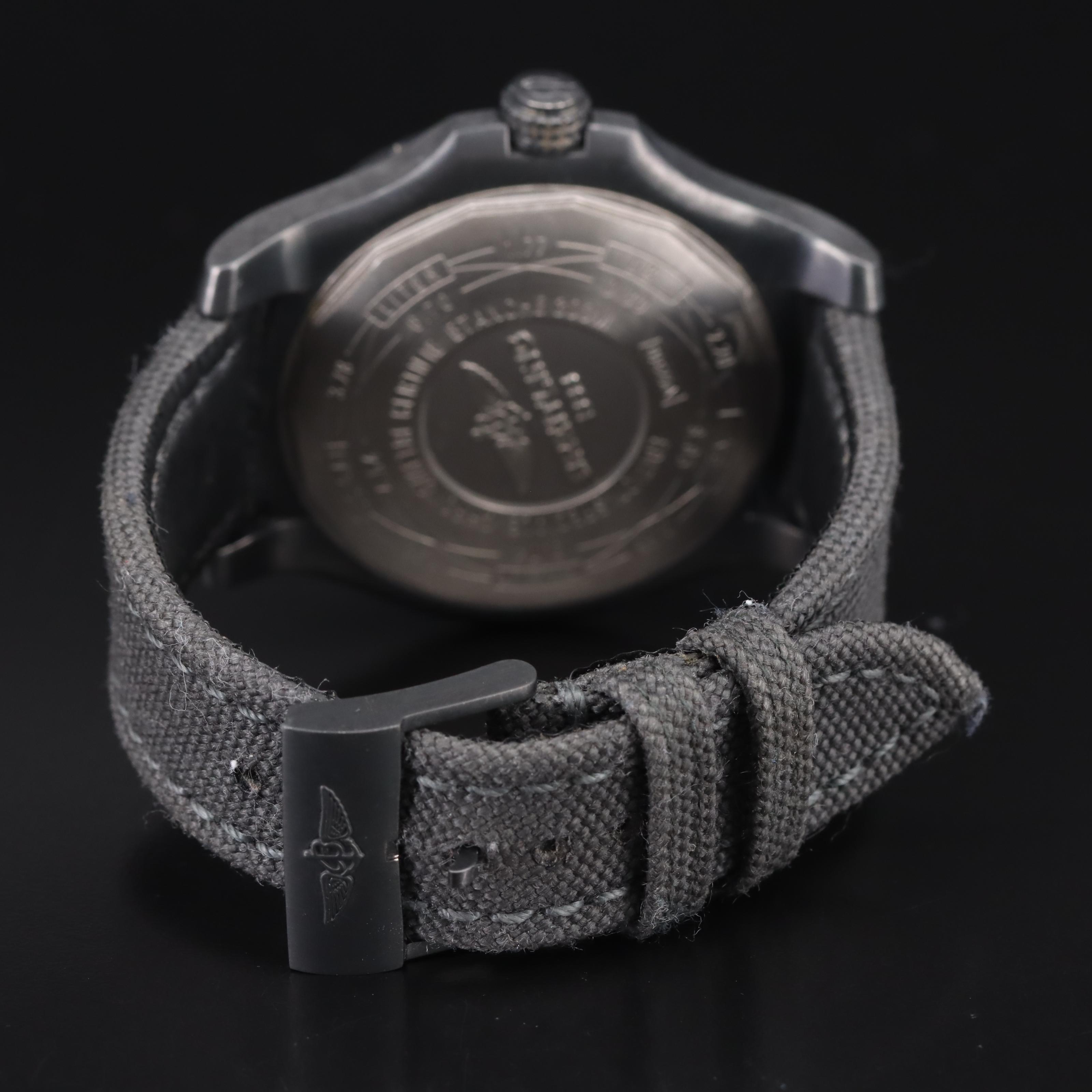 Breitling Avenger Blackbird Titanium Watch