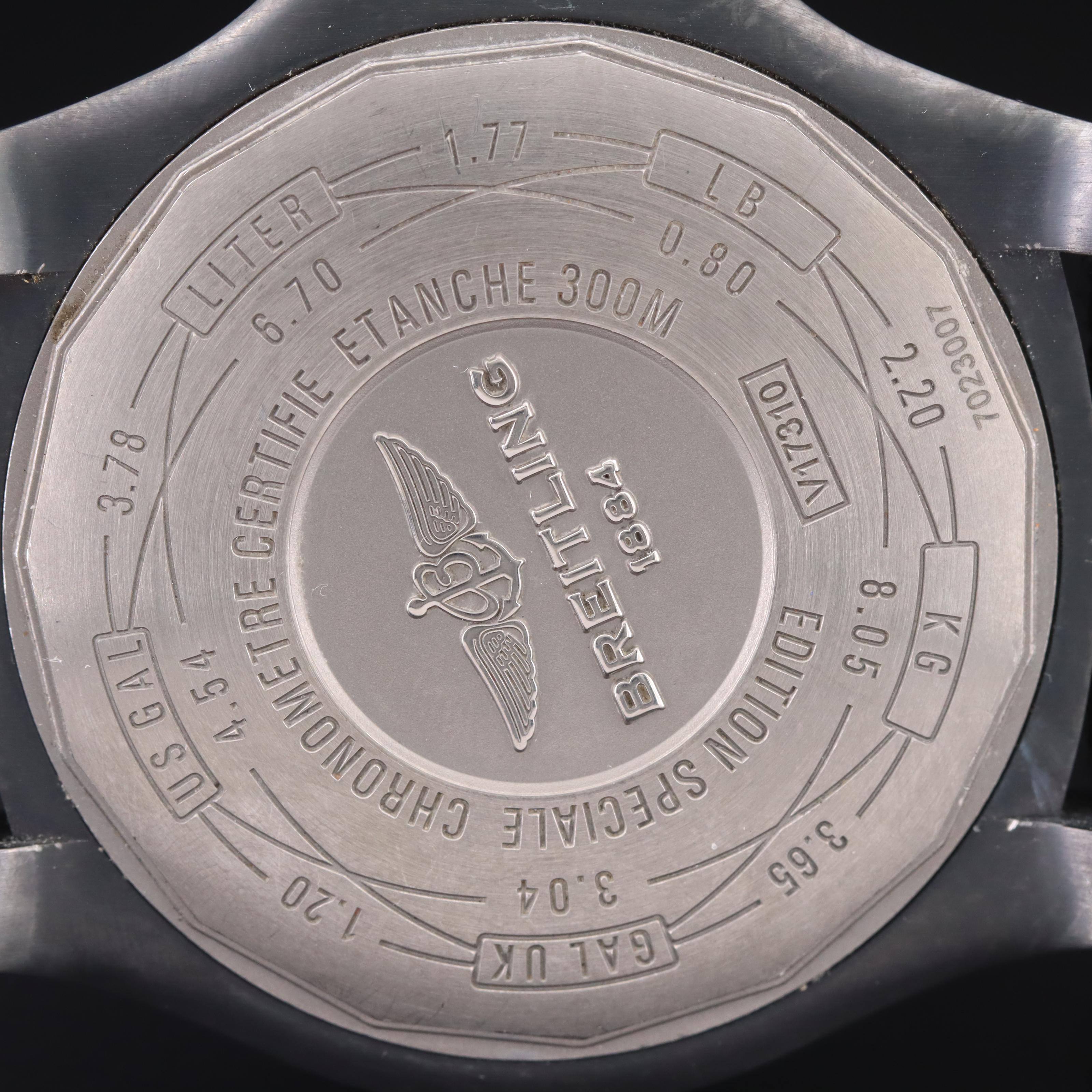 Breitling Avenger Blackbird Titanium Watch