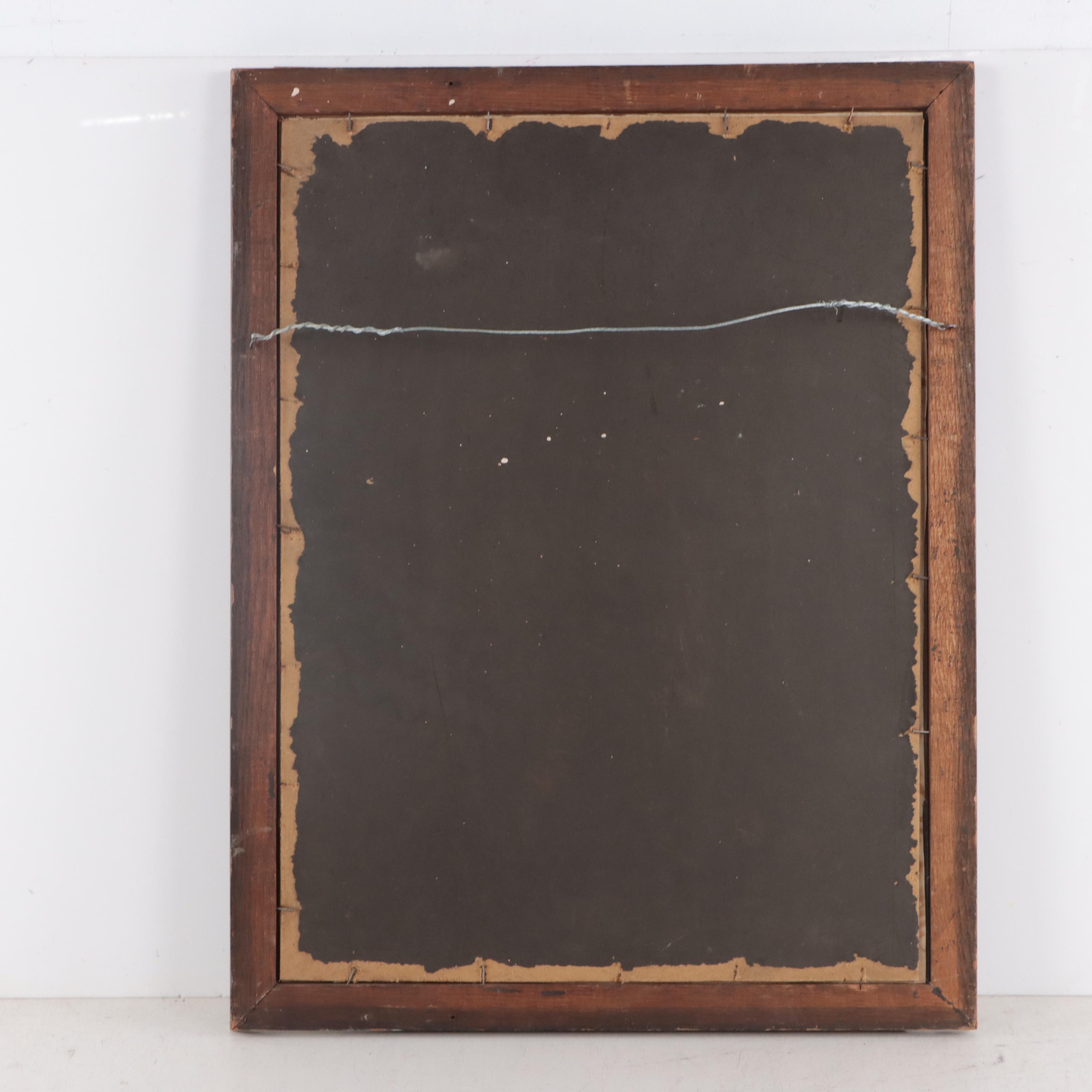 Crayon Portrait Photograph of Baby in Gown