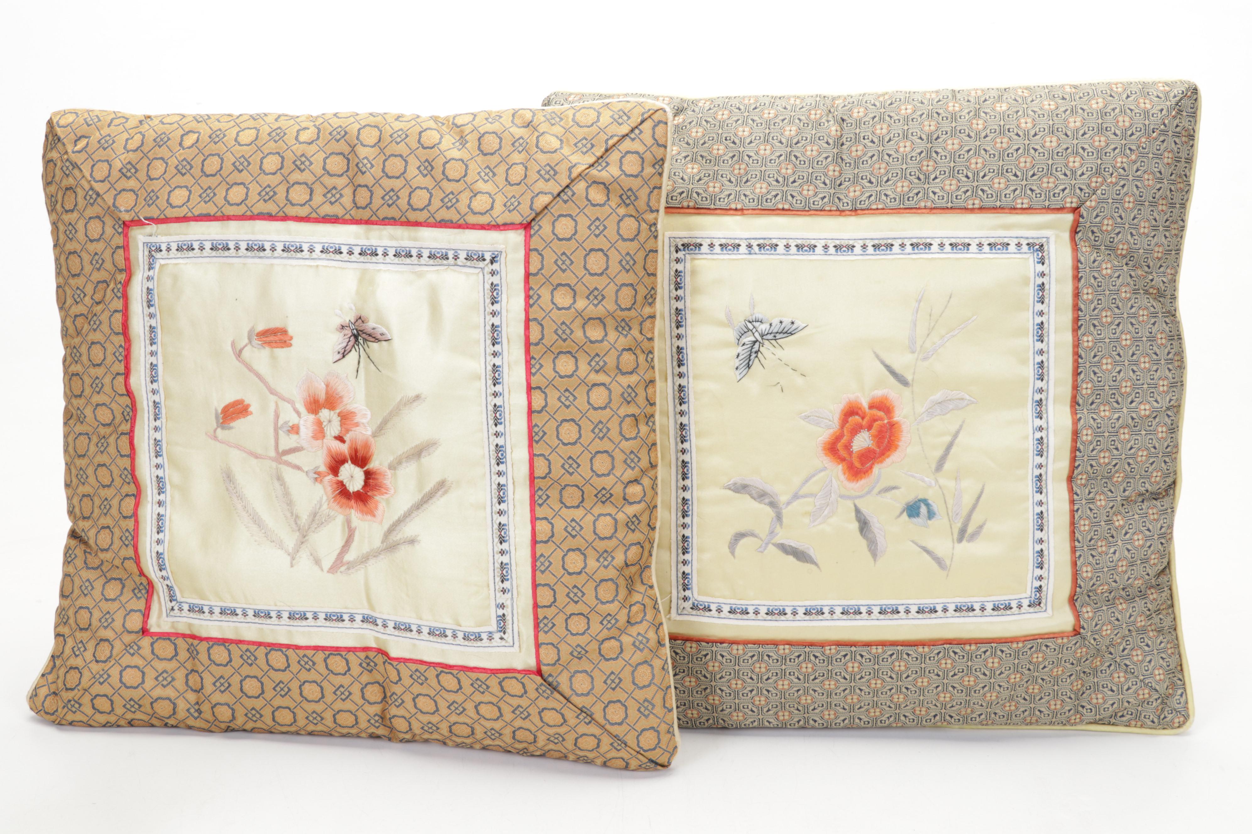 Dun Huang Silk Pillows, Ceramic Carpet Balls, Thai Pewter Tea Set and More