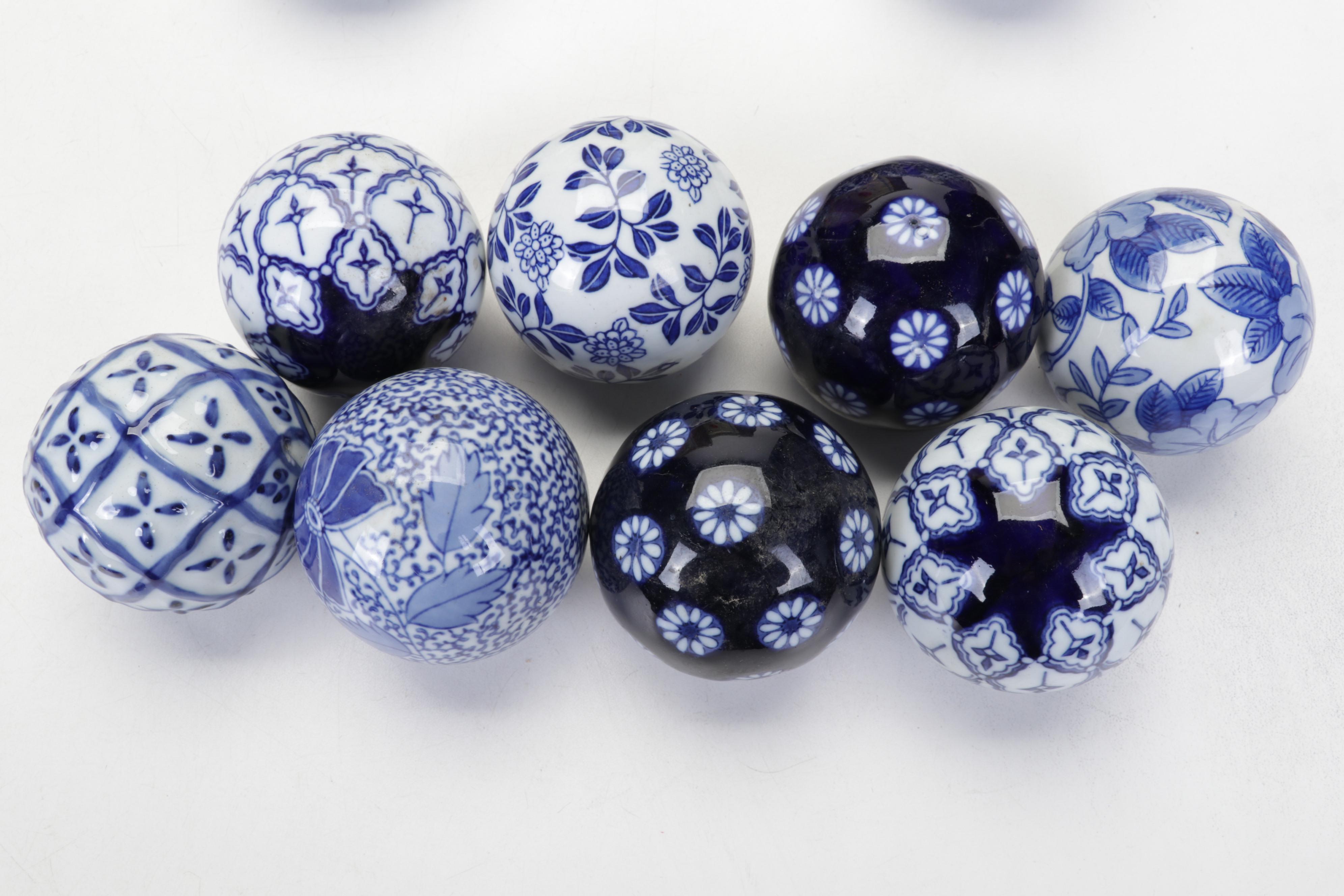 Dun Huang Silk Pillows, Ceramic Carpet Balls, Thai Pewter Tea Set and More