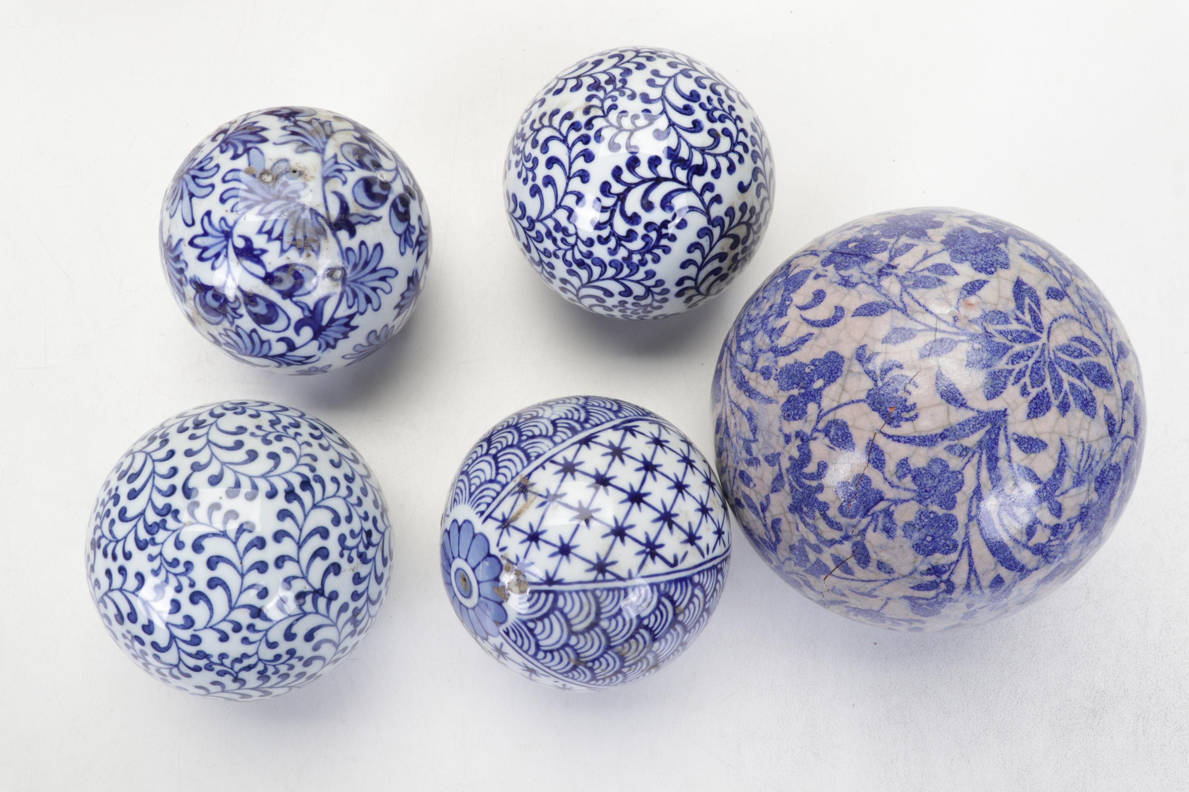 Dun Huang Silk Pillows, Ceramic Carpet Balls, Thai Pewter Tea Set and More