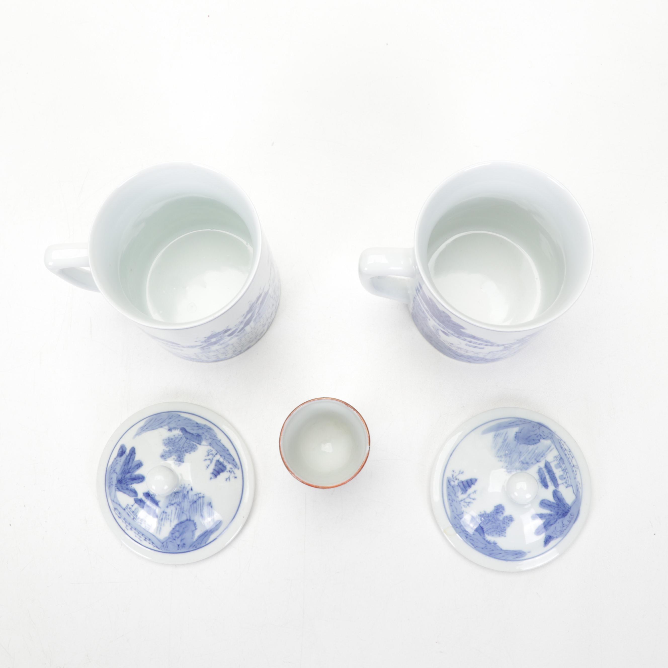 Dun Huang Silk Pillows, Ceramic Carpet Balls, Thai Pewter Tea Set and More