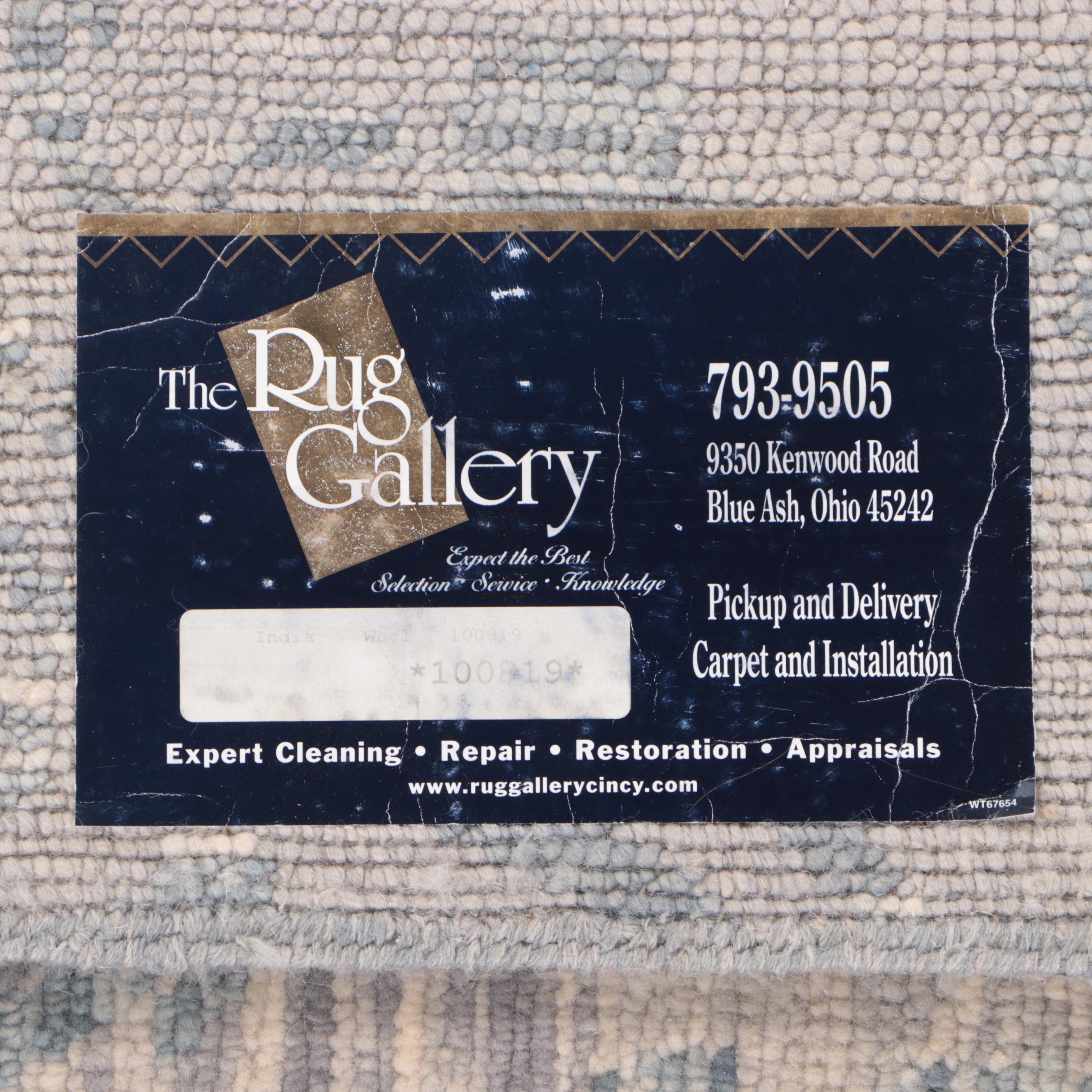 7'8 x 9'11 Hand-Knotted The Rug Gallery Indian Area Rug