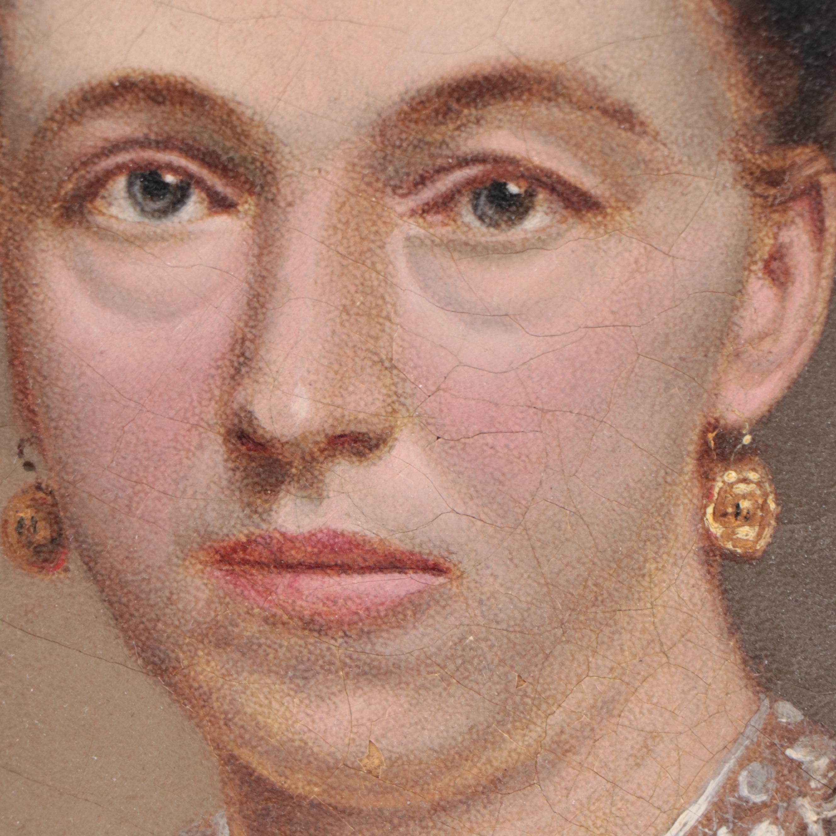 Portrait Oil Painting of a Lady, 1868