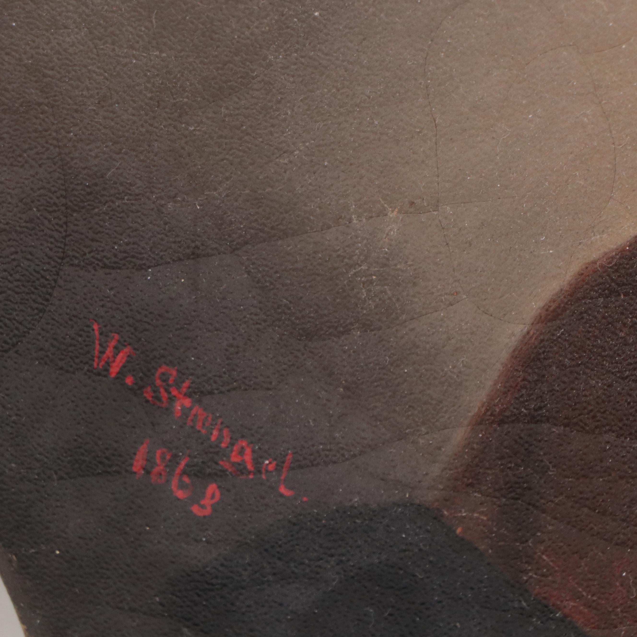 Portrait Oil Painting of a Lady, 1868