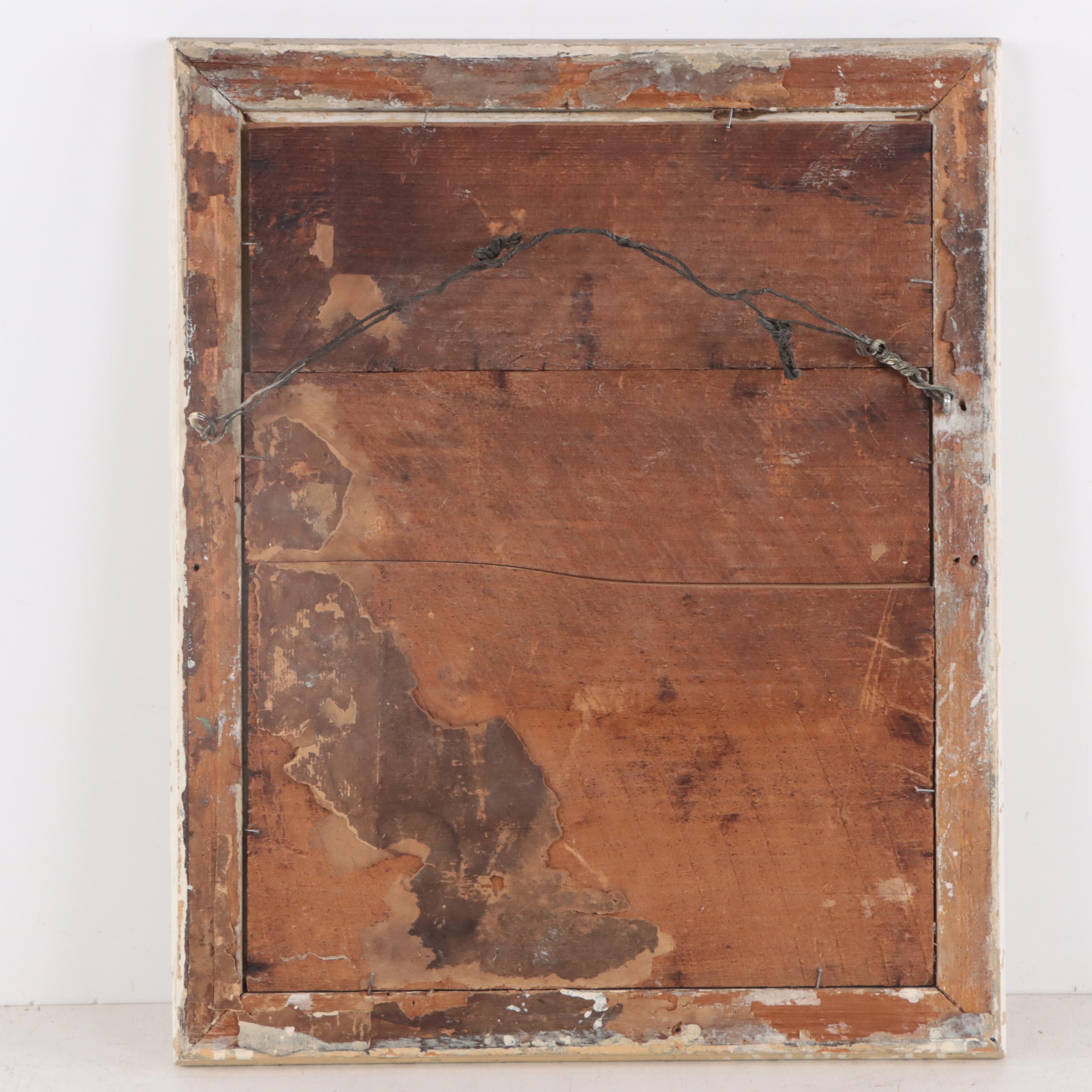 Albumen Silver Print of Woman and Cavalier