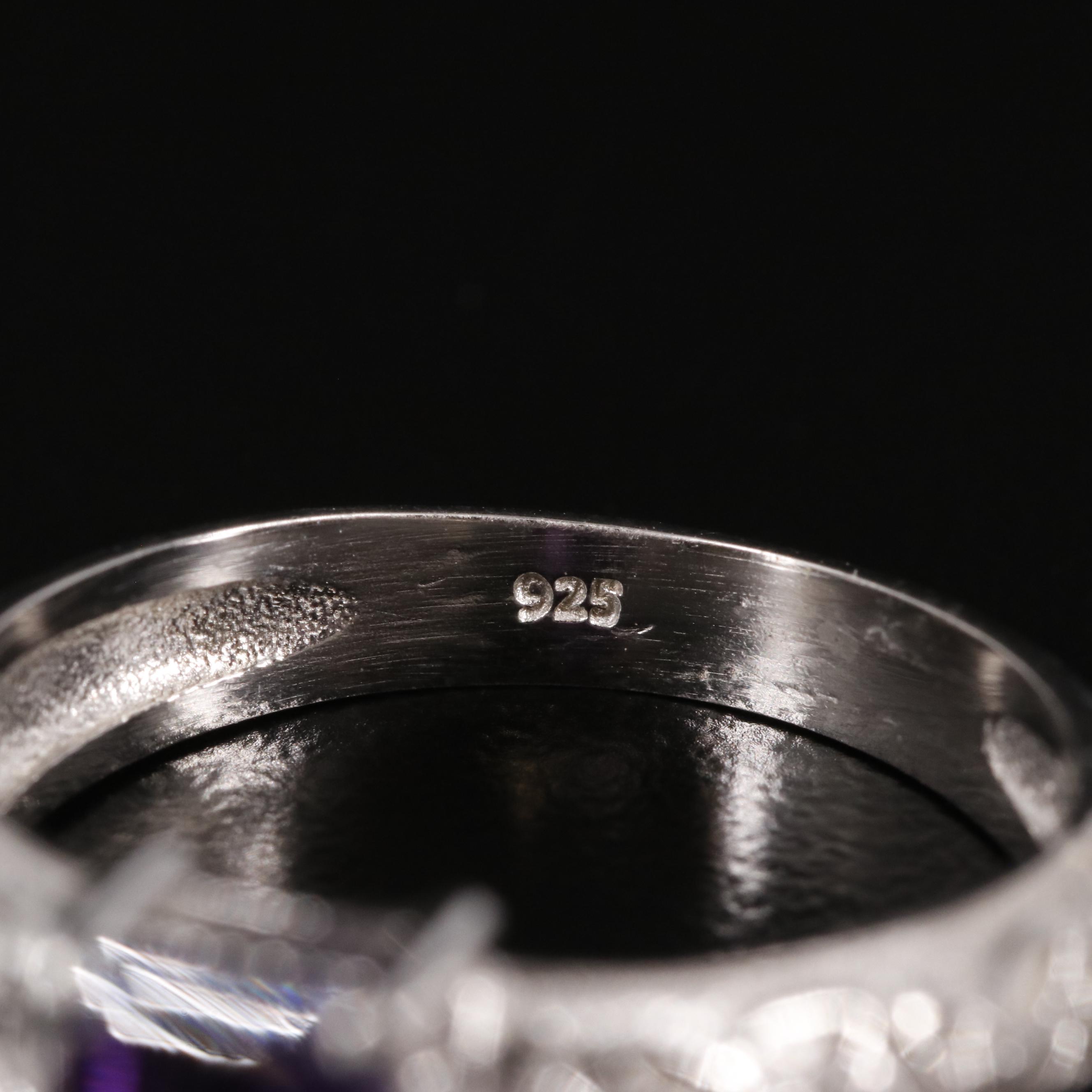 Sterling and Amethyst Ring