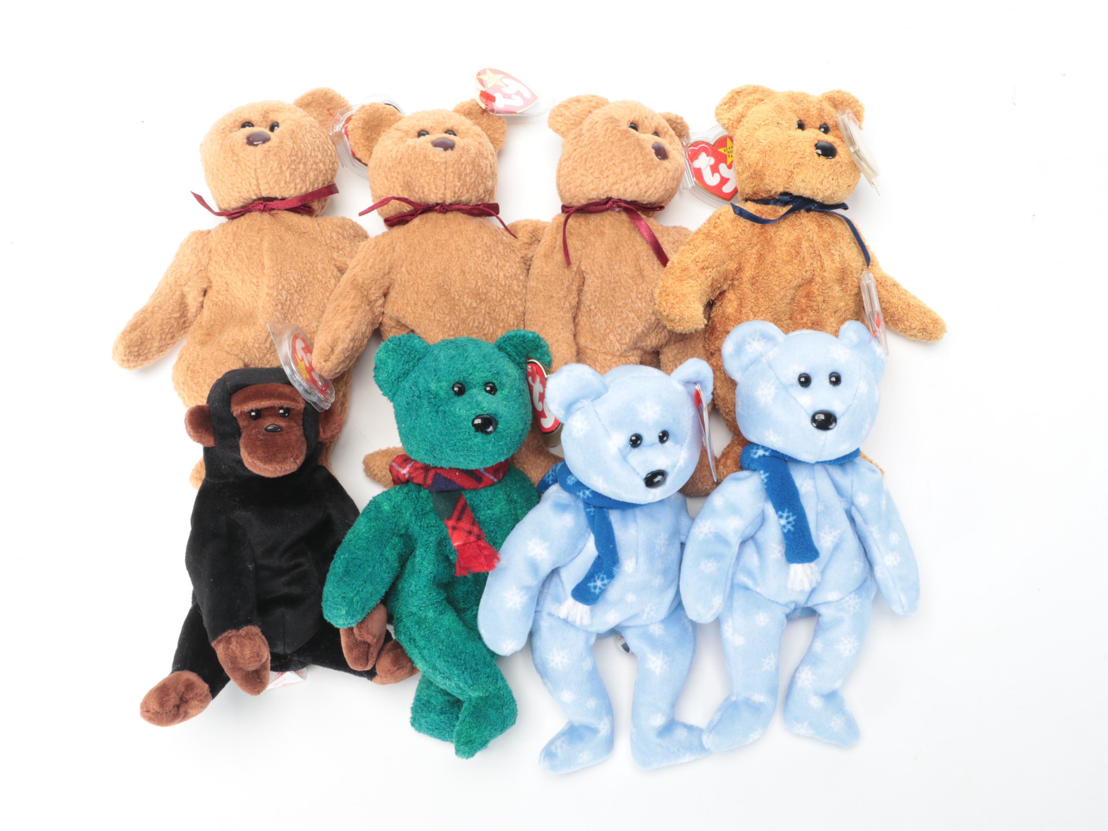 Ty Beanie Babies with Dakin and Other Plush Bears, Seasonal and More Toys
