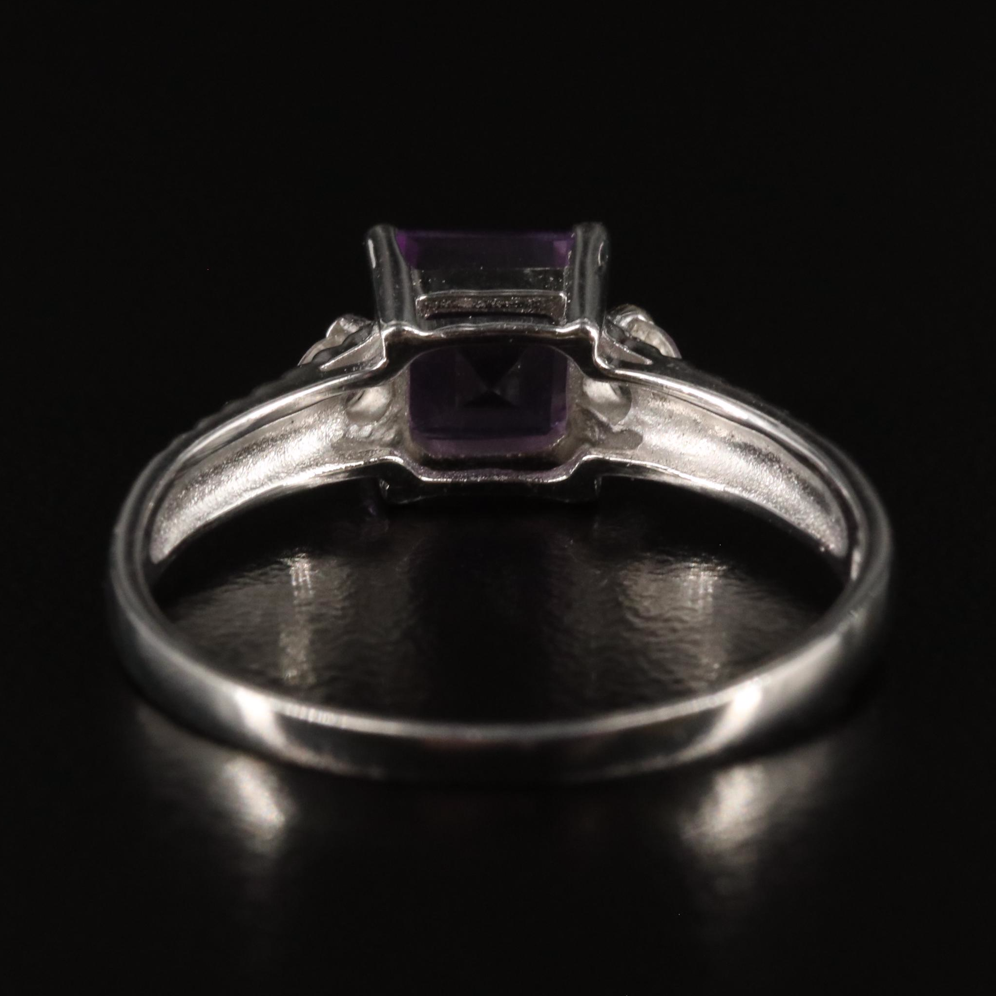 Sterling and Amethyst Ring