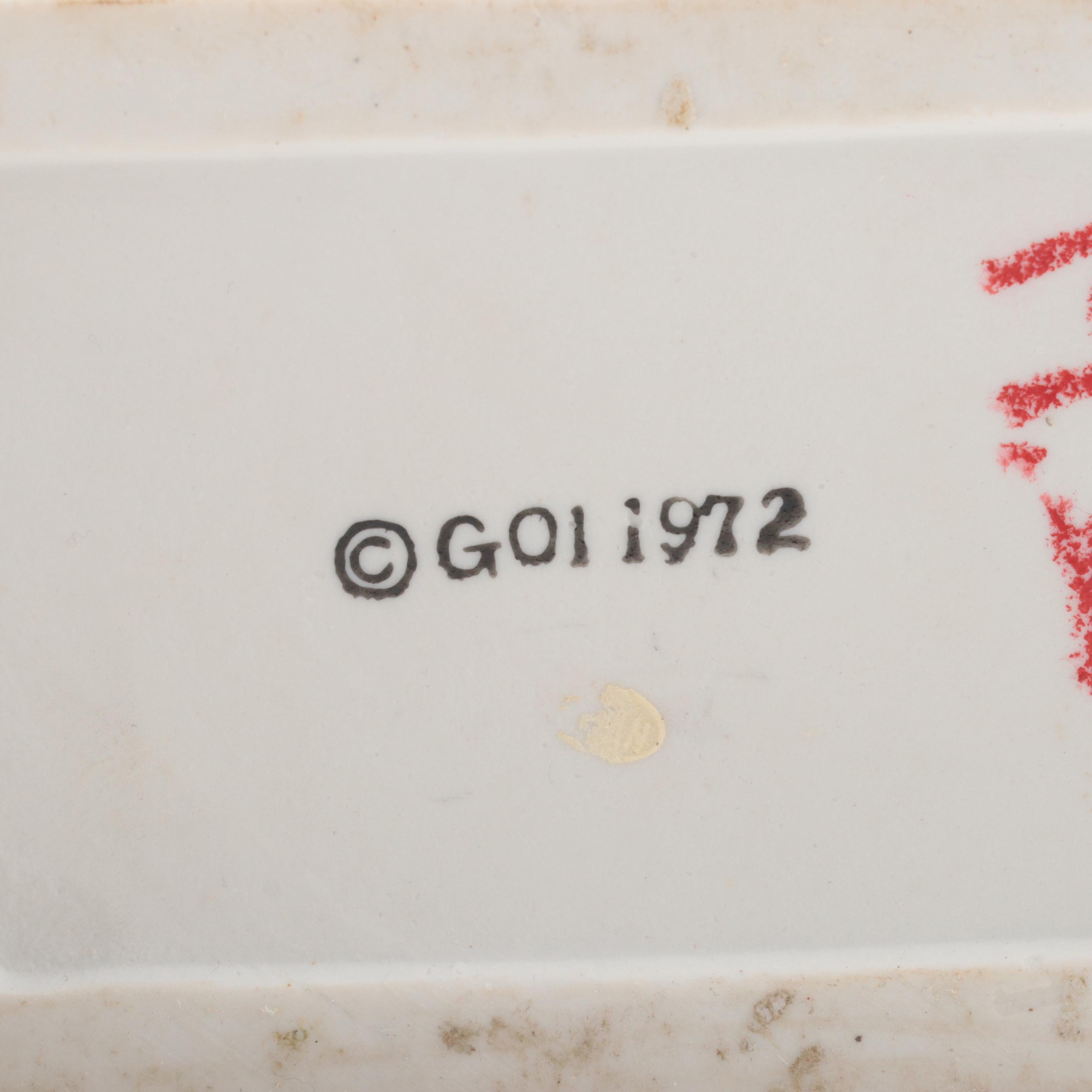 Haas Brothers Bisque Commemorative Figural Decanters