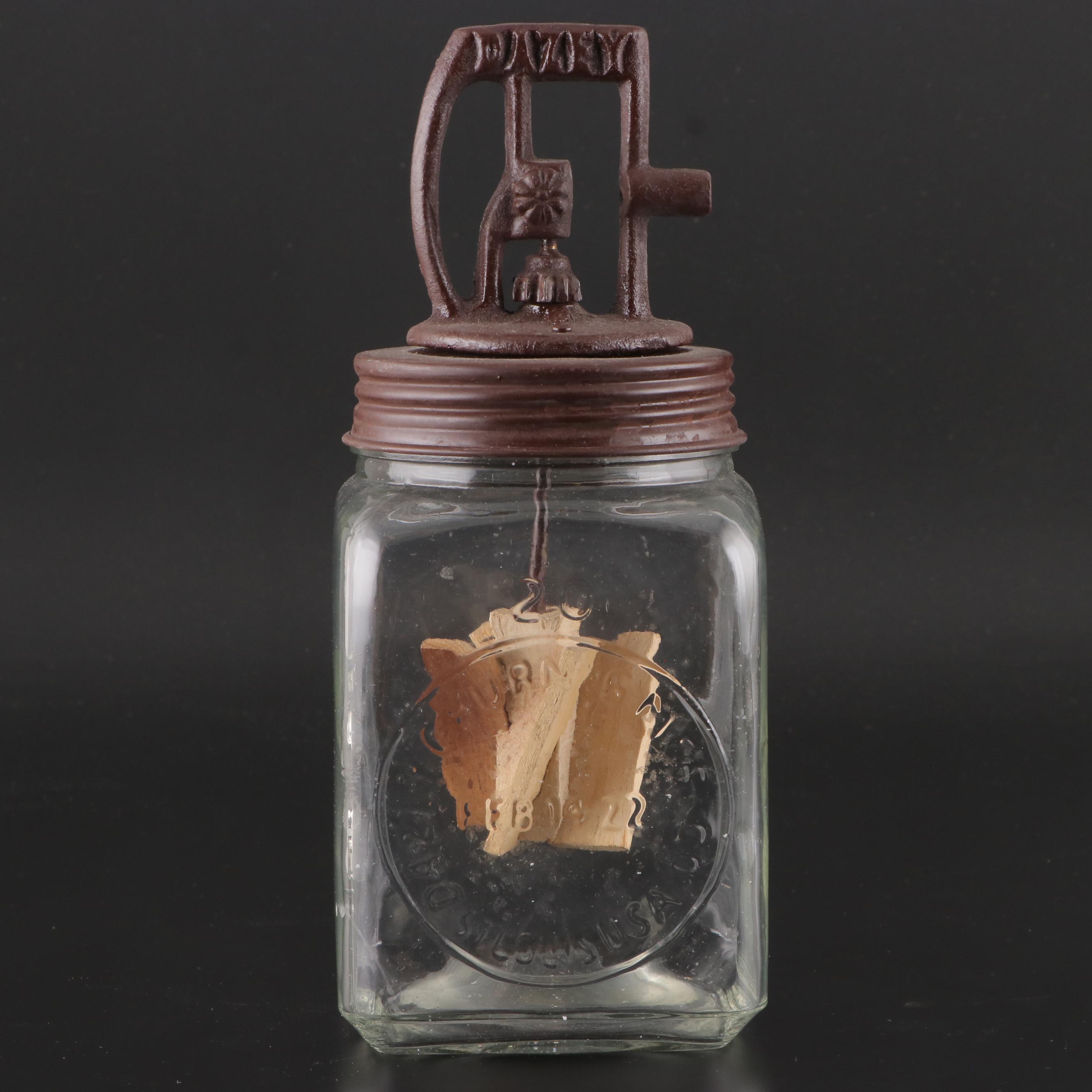 Dazey Churn Mfg. Hand Crank Butter Churns, 1920s