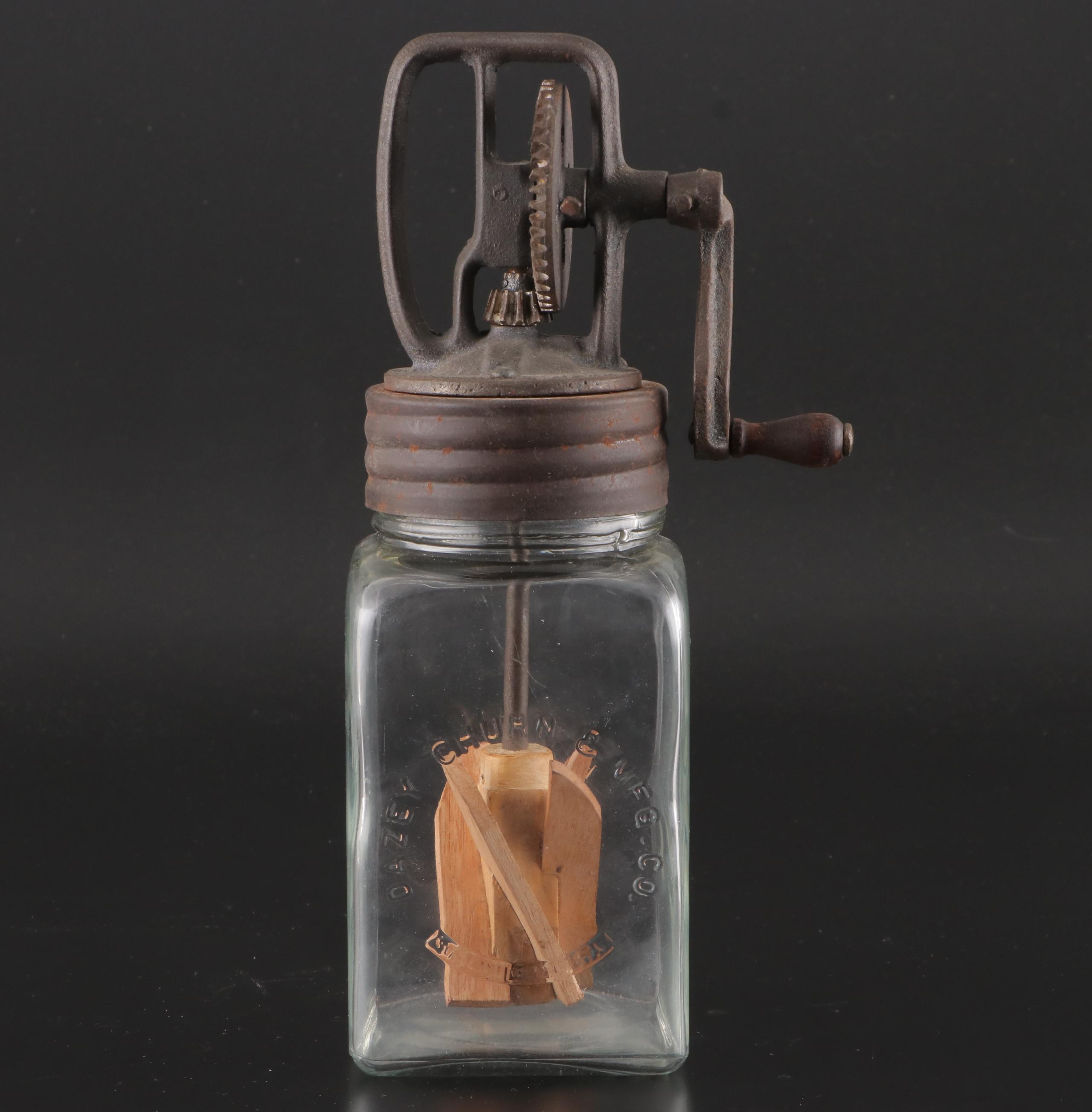 Dazey Churn Mfg. Hand Crank Butter Churns, 1920s