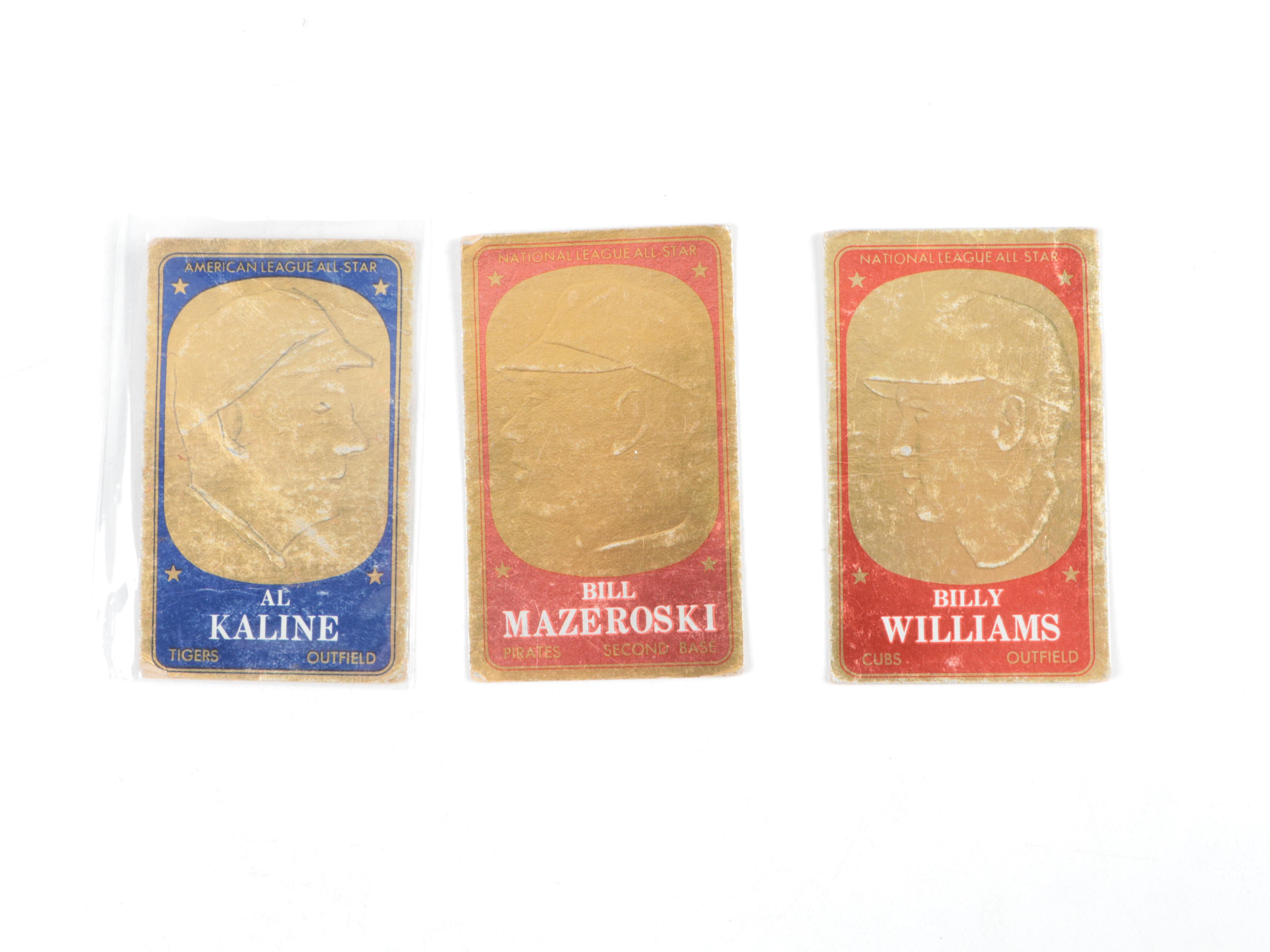 1965 Topps Embossed Baseball Cards with Kaline, Mazeroski and More