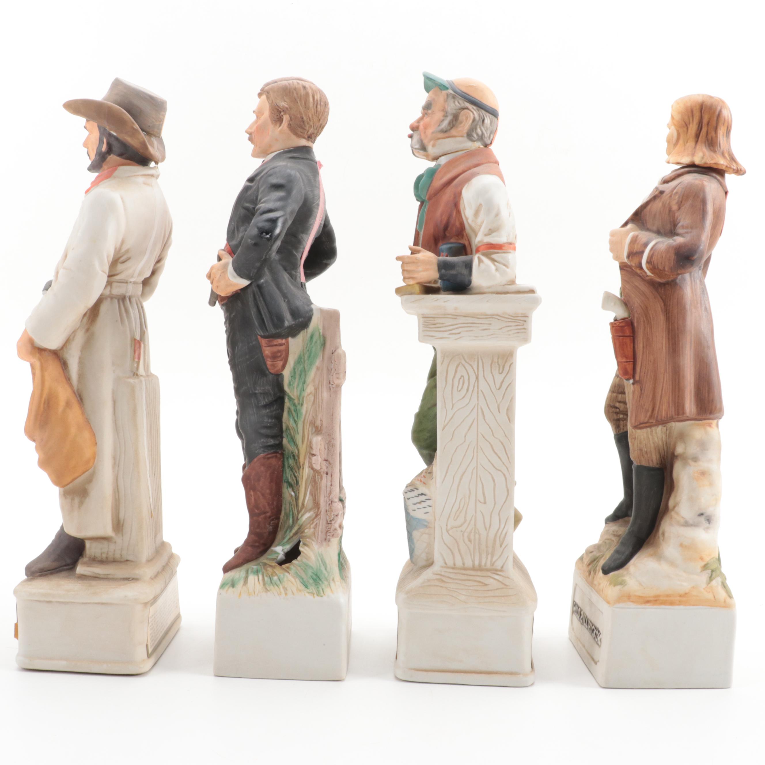 Lionstone and McCormick Western Decanters Including "Wild Bill Hickok" and More