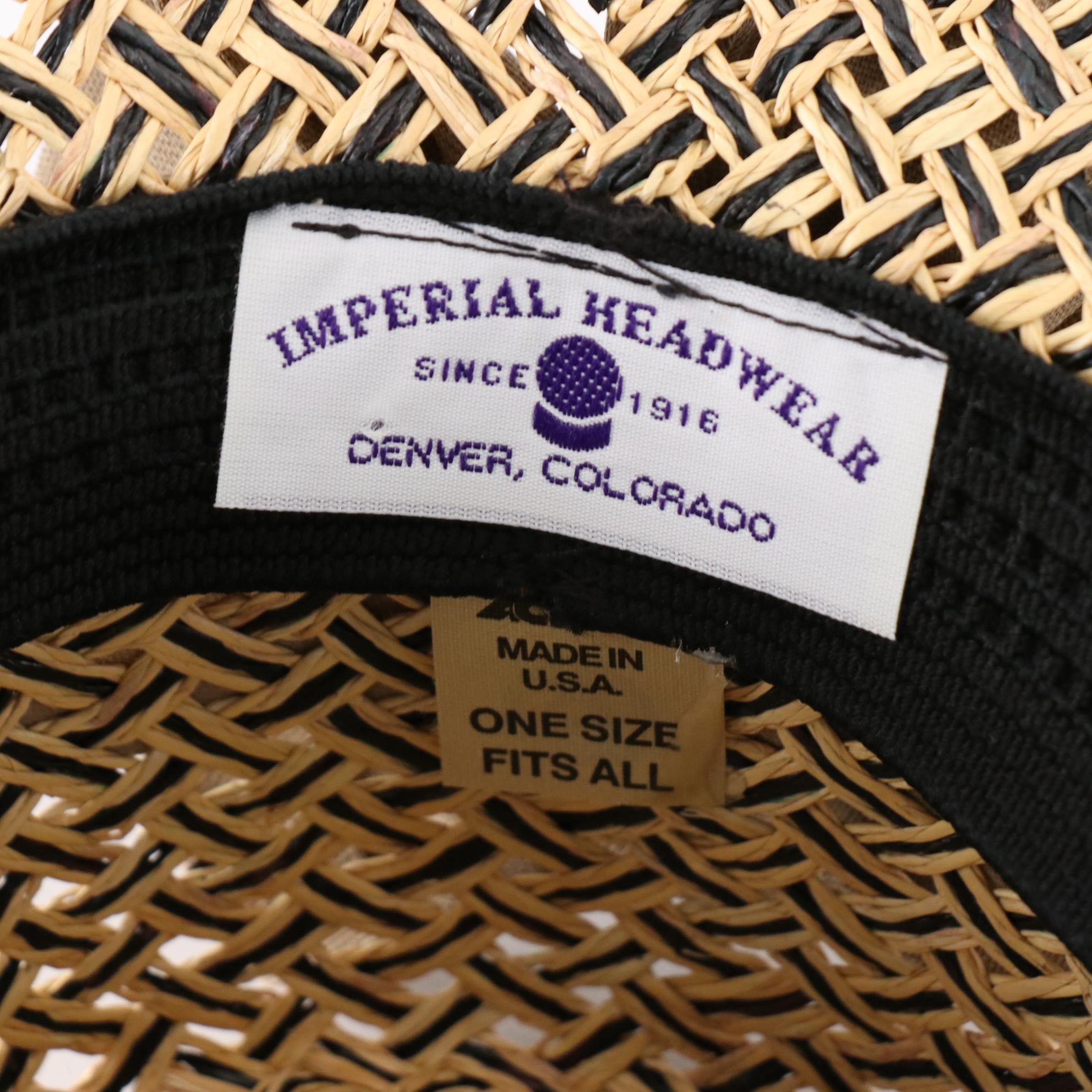 Tula, Imperial Headwear, and Other Straw Hats