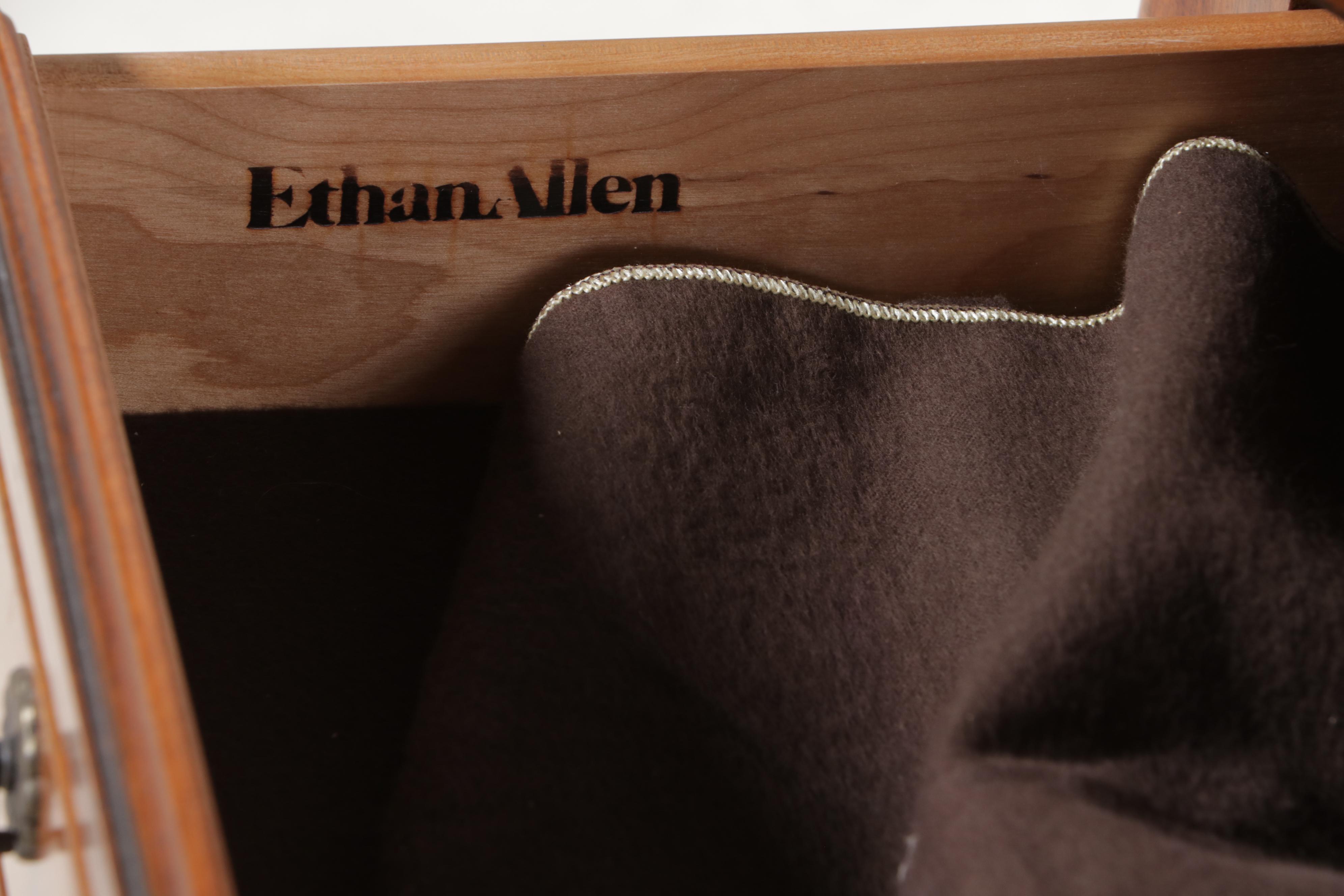 Ethan Allen "Country French Collection" Mahogany China Cabinet