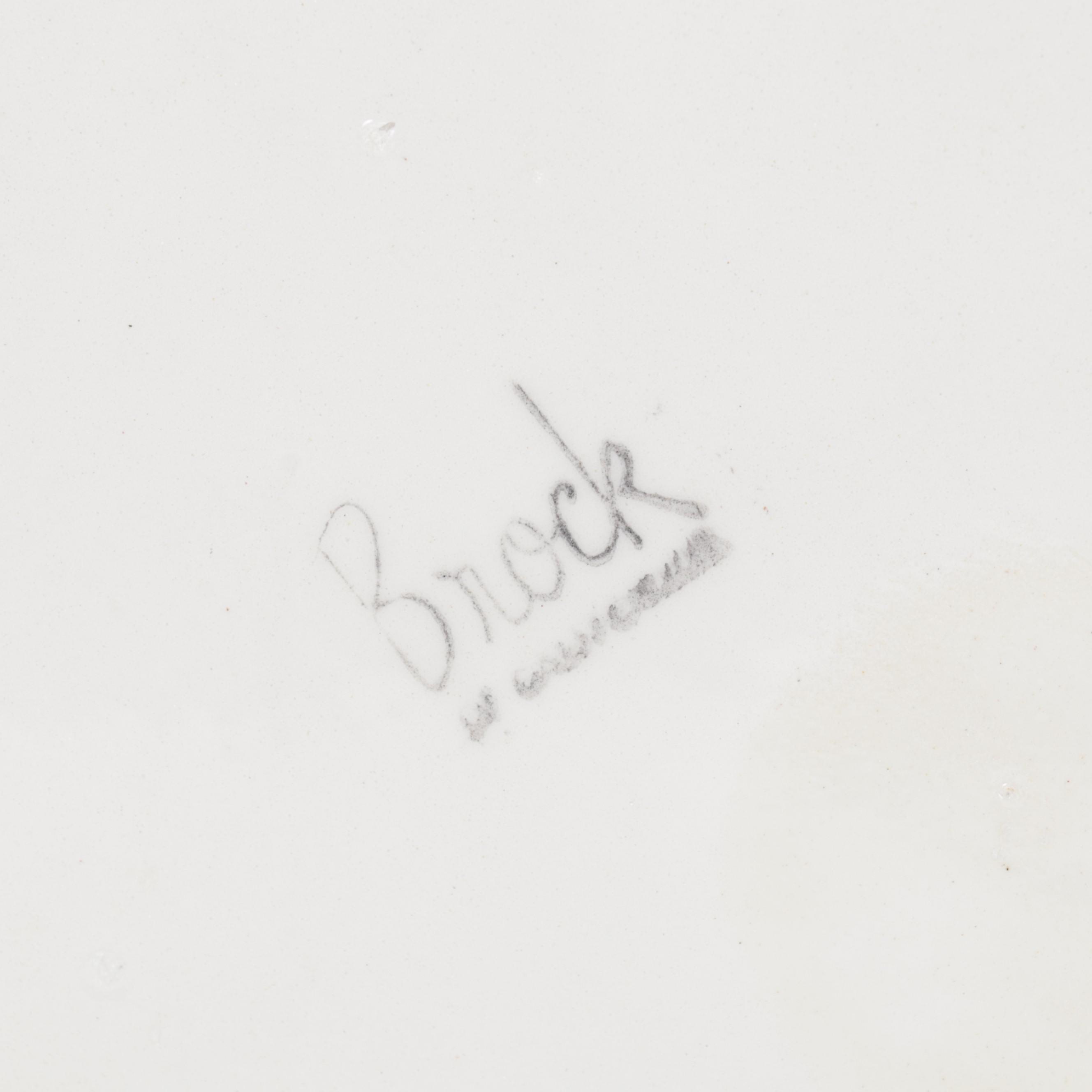 B.J. Brock Co. "Harvest" Tableware with Royal Copley and Norcrest Roosters