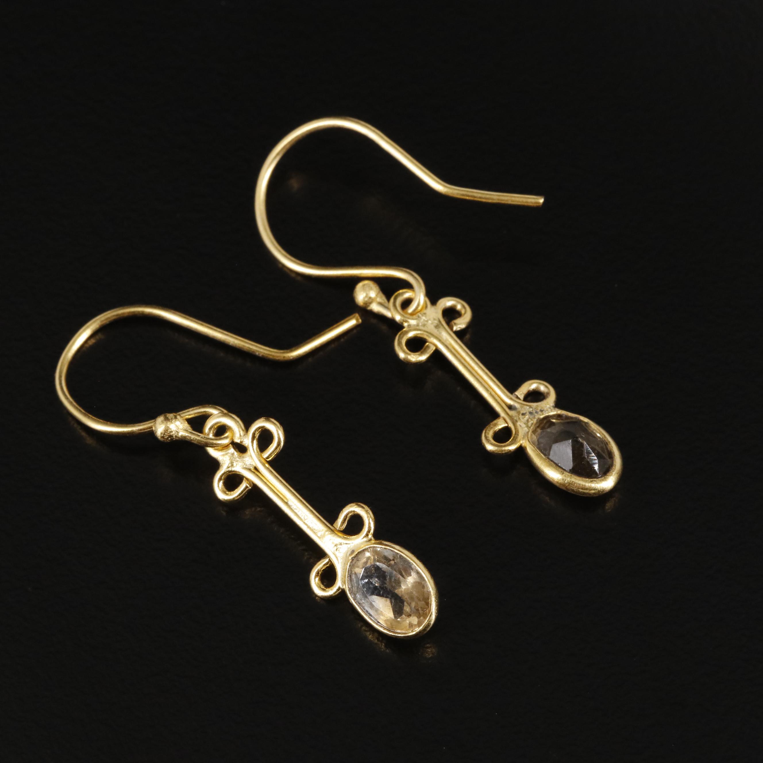 Citrine Drop Earrings