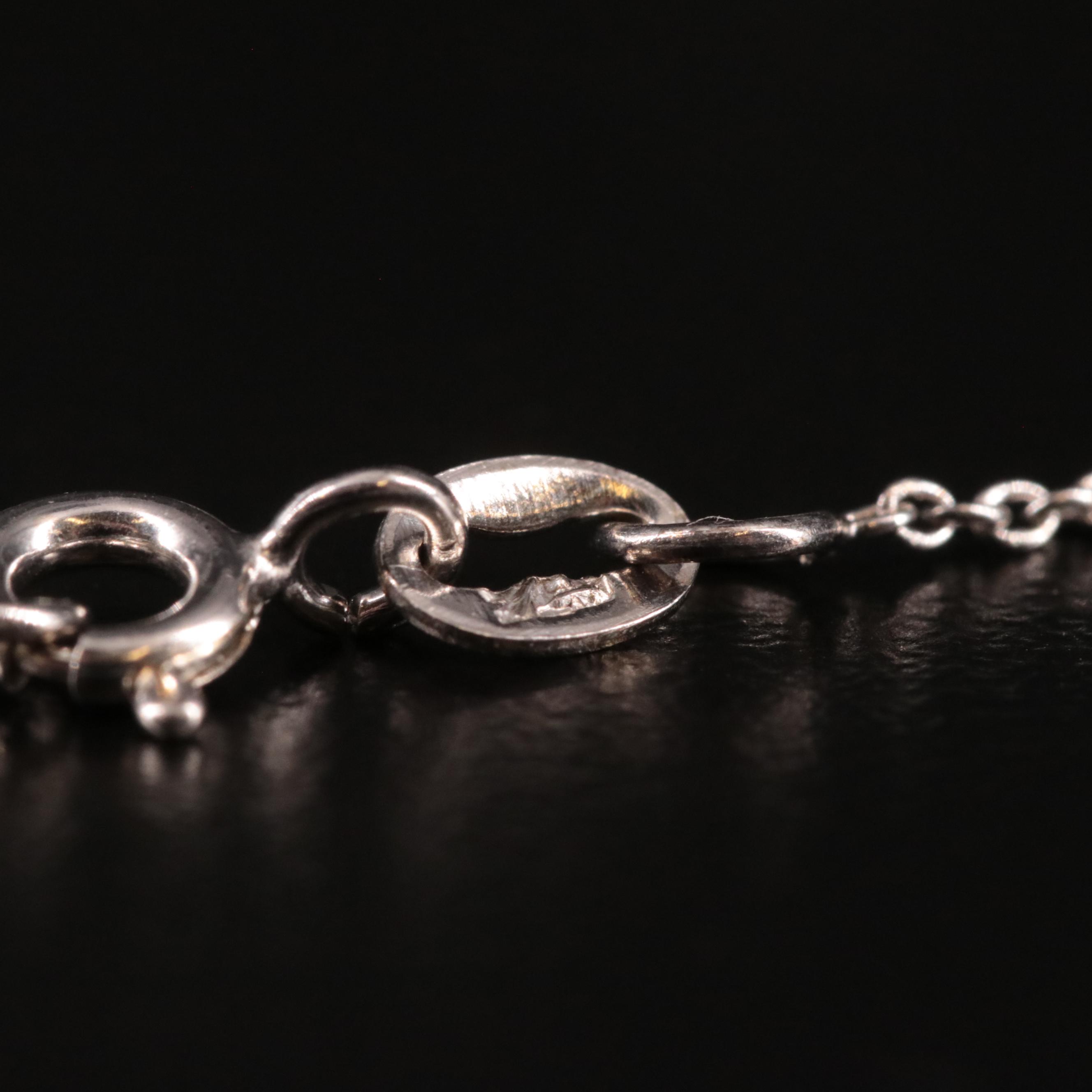 Sterling Smoky Quartz and Cubic Zirconia Spider Wed Pendant Necklace